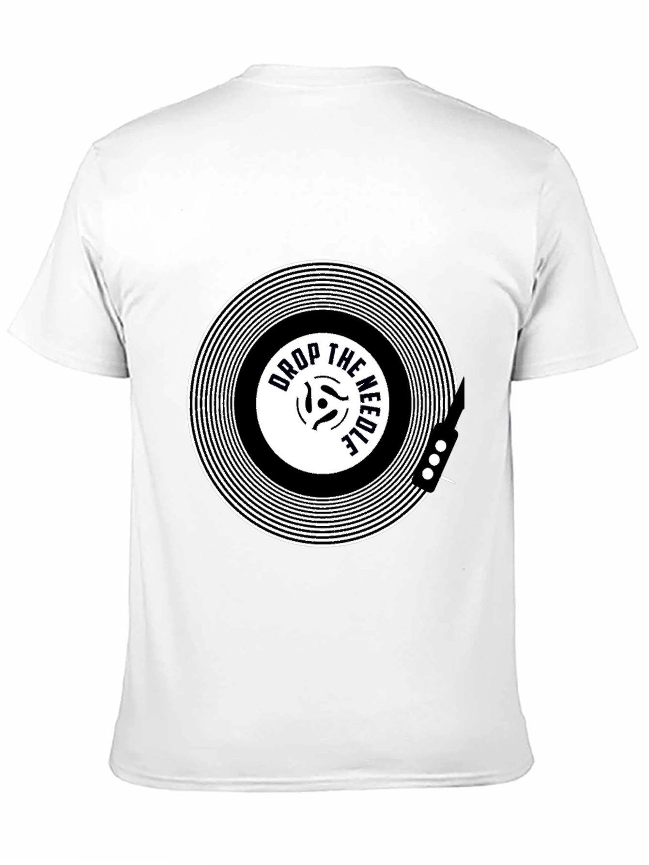 Drop the Needle Black Graphic Tee