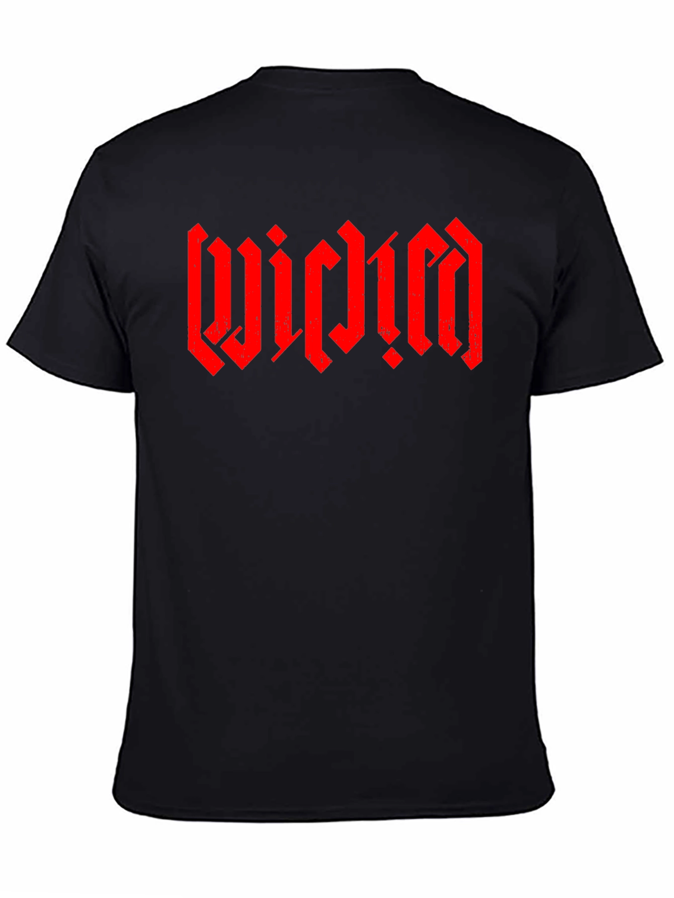 WICIDM Gothic Font Black T-Shirt