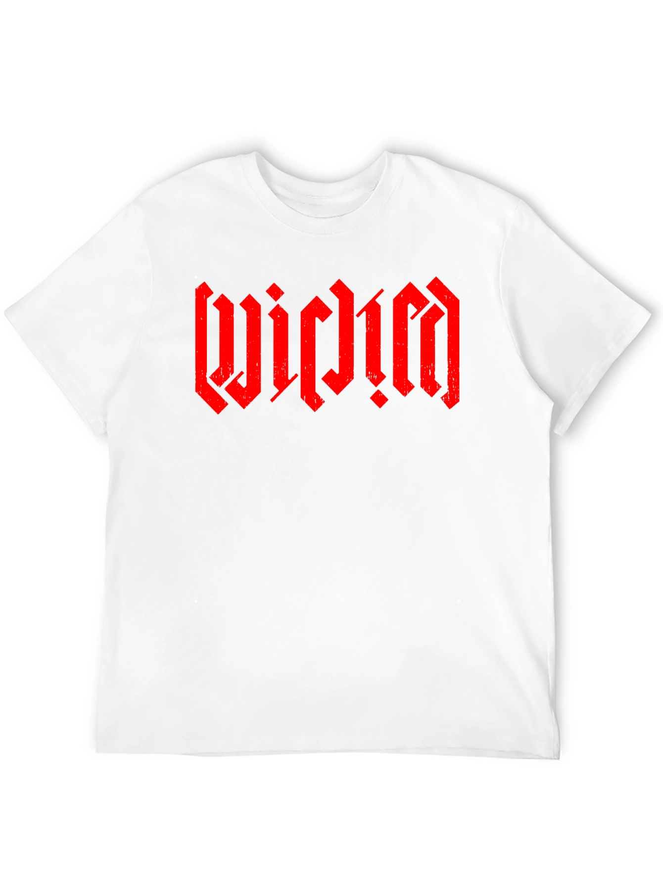 WICIDM Gothic Font Black T-Shirt