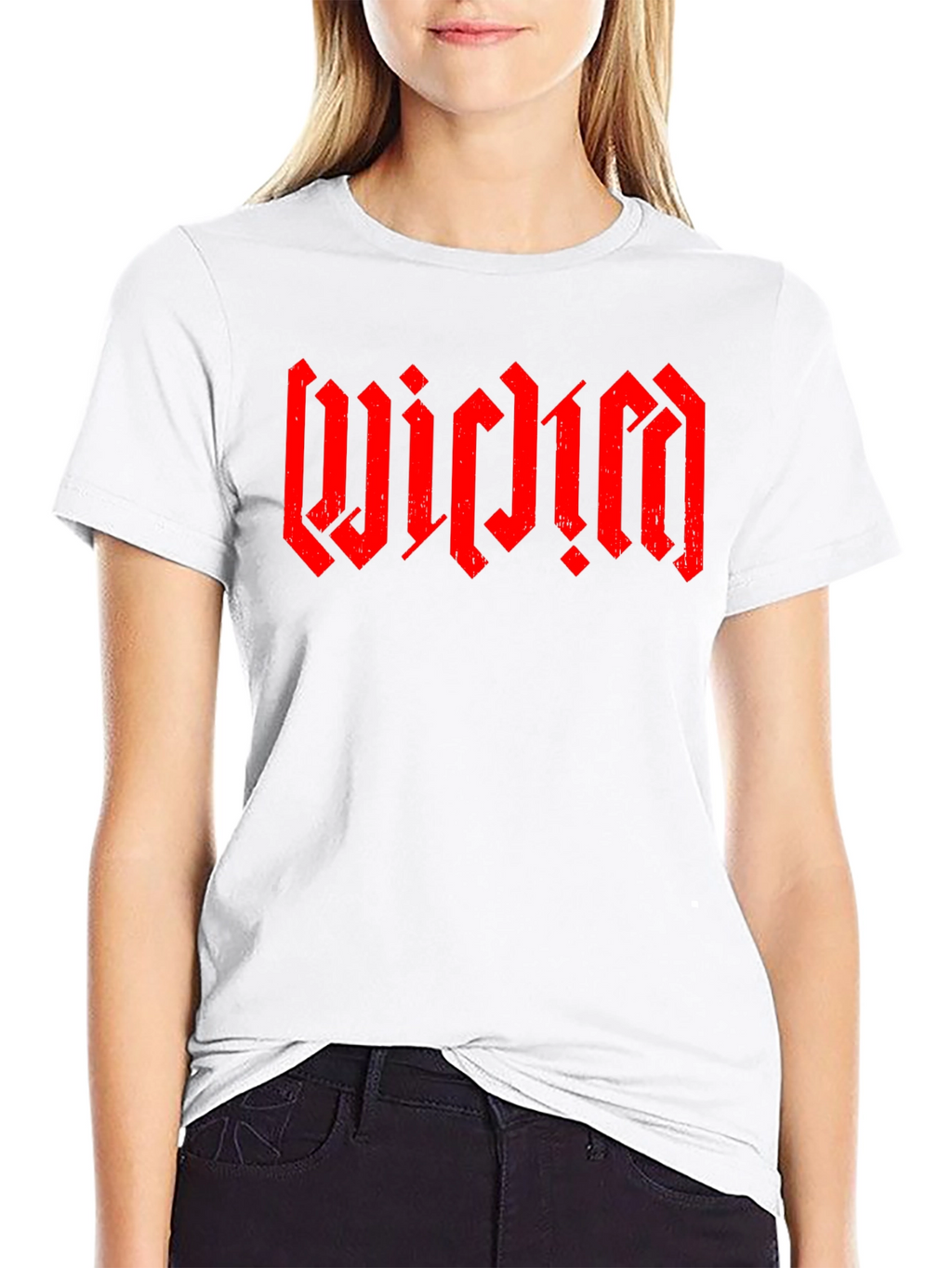 WICIDM Gothic Font Black T-Shirt
