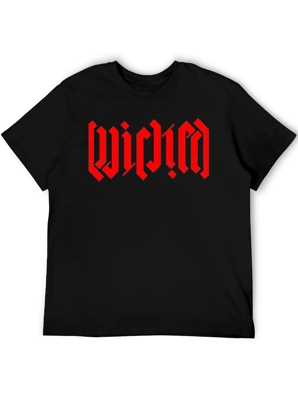WICIDM Gothic Font Black T-Shirt