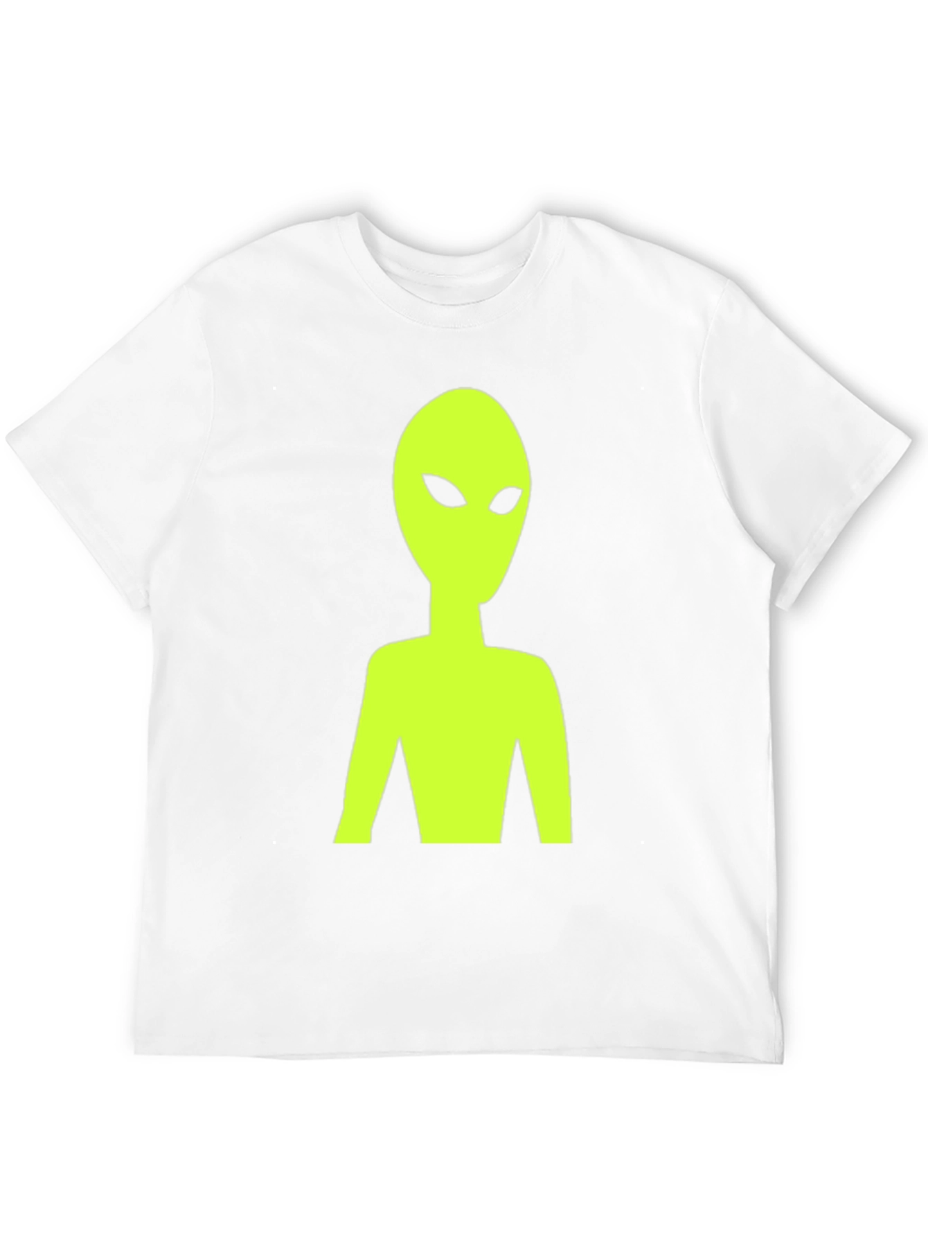 Alien Graphic Tee - Black Crew Neck