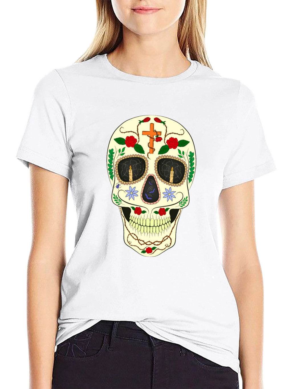 Sugar Skull Black T-Shirt