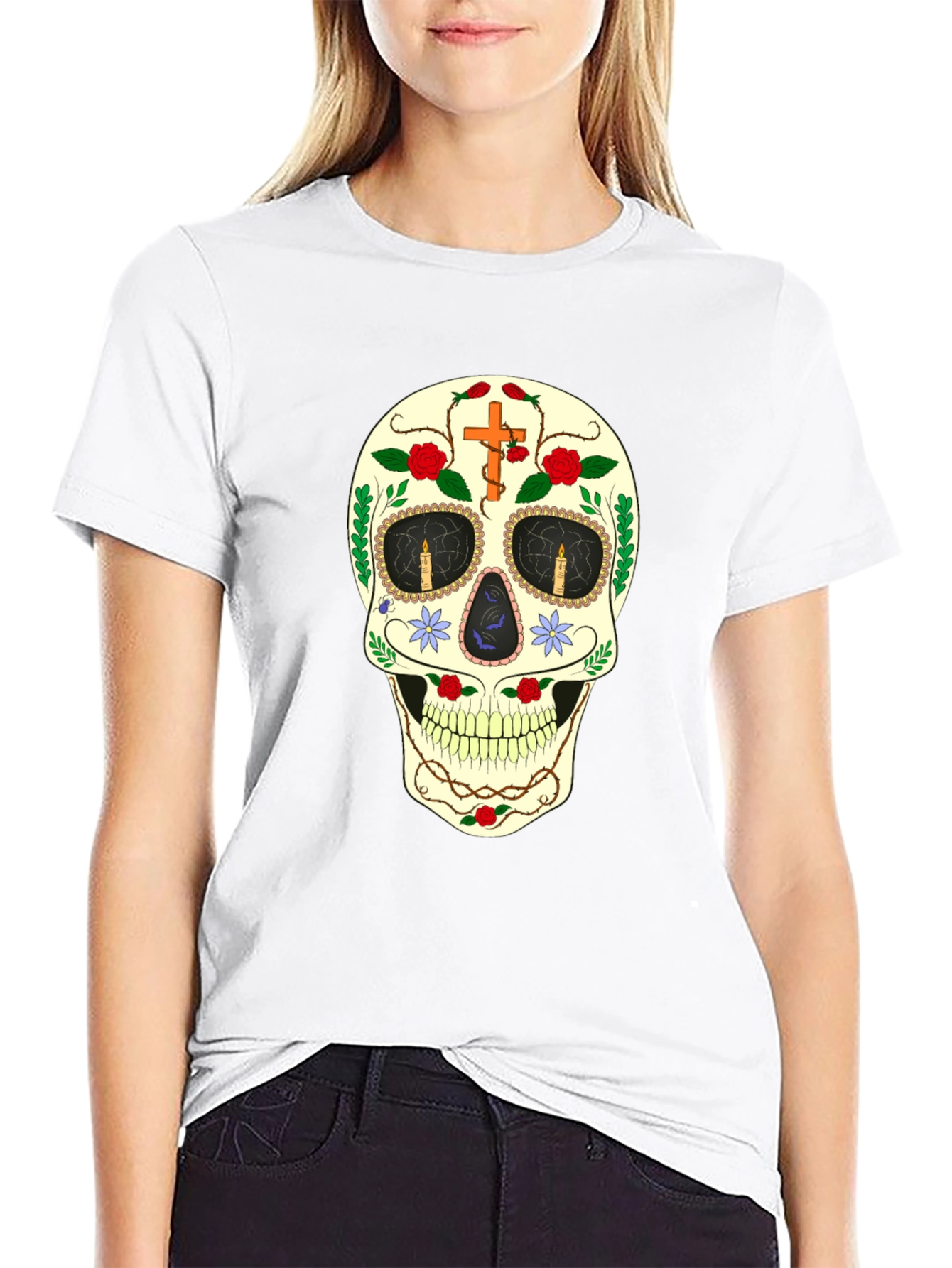 Sugar Skull Black T-Shirt