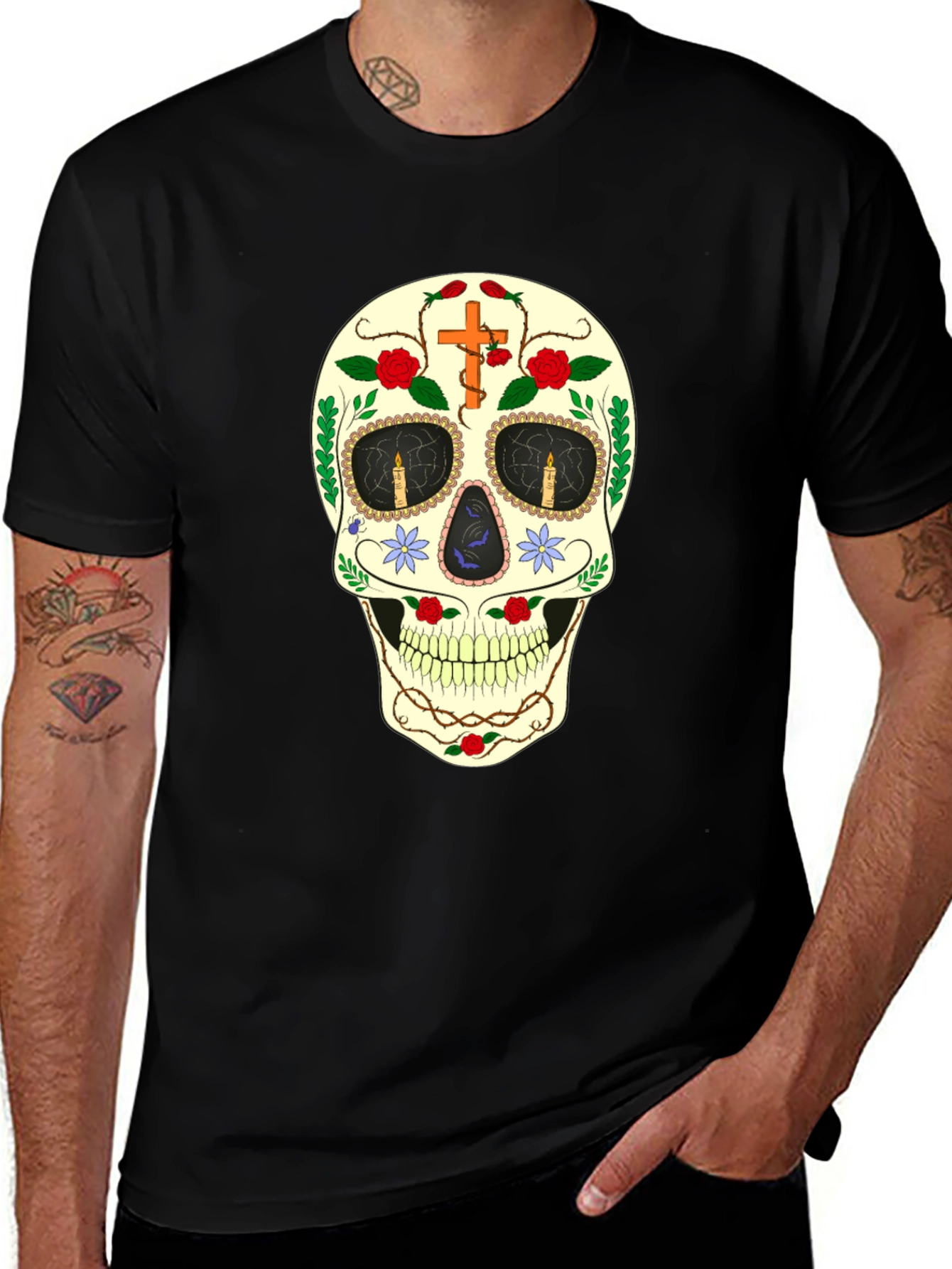 Sugar Skull Black T-Shirt