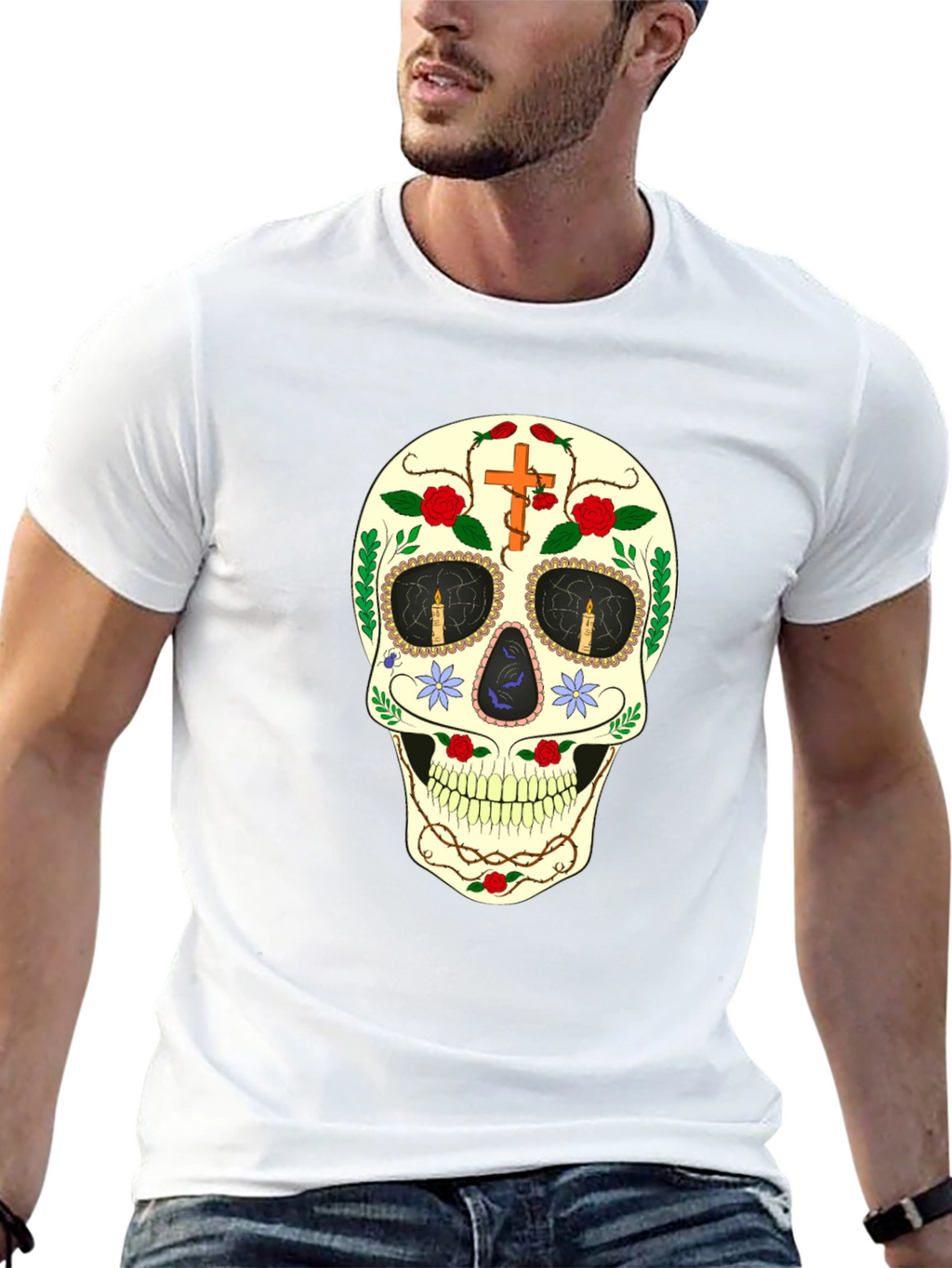 Sugar Skull Black T-Shirt