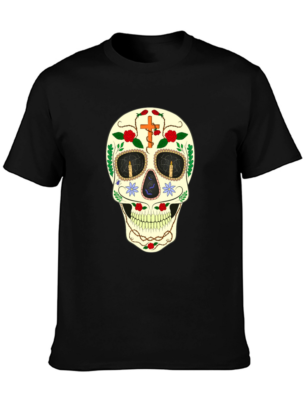 Sugar Skull Black T-Shirt