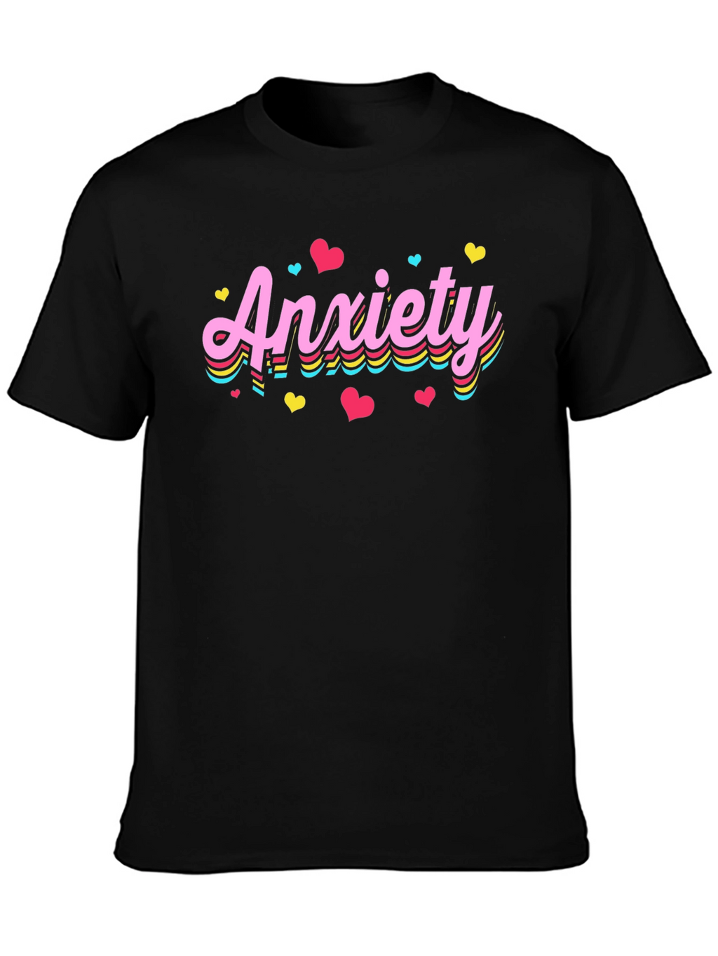 Anxiety Graphic Tee - Stylish Comfort