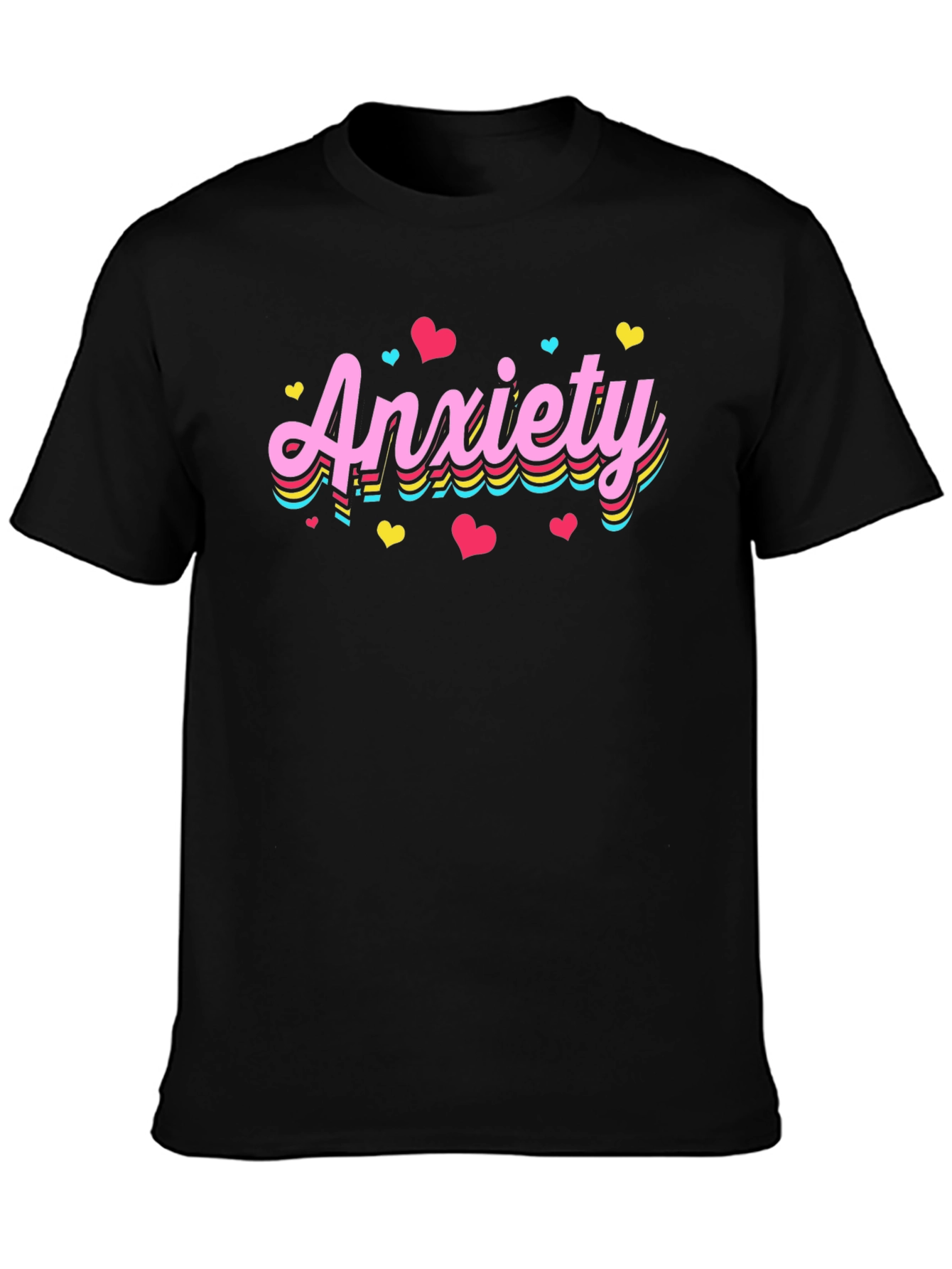Anxiety Graphic Tee - Stylish Comfort