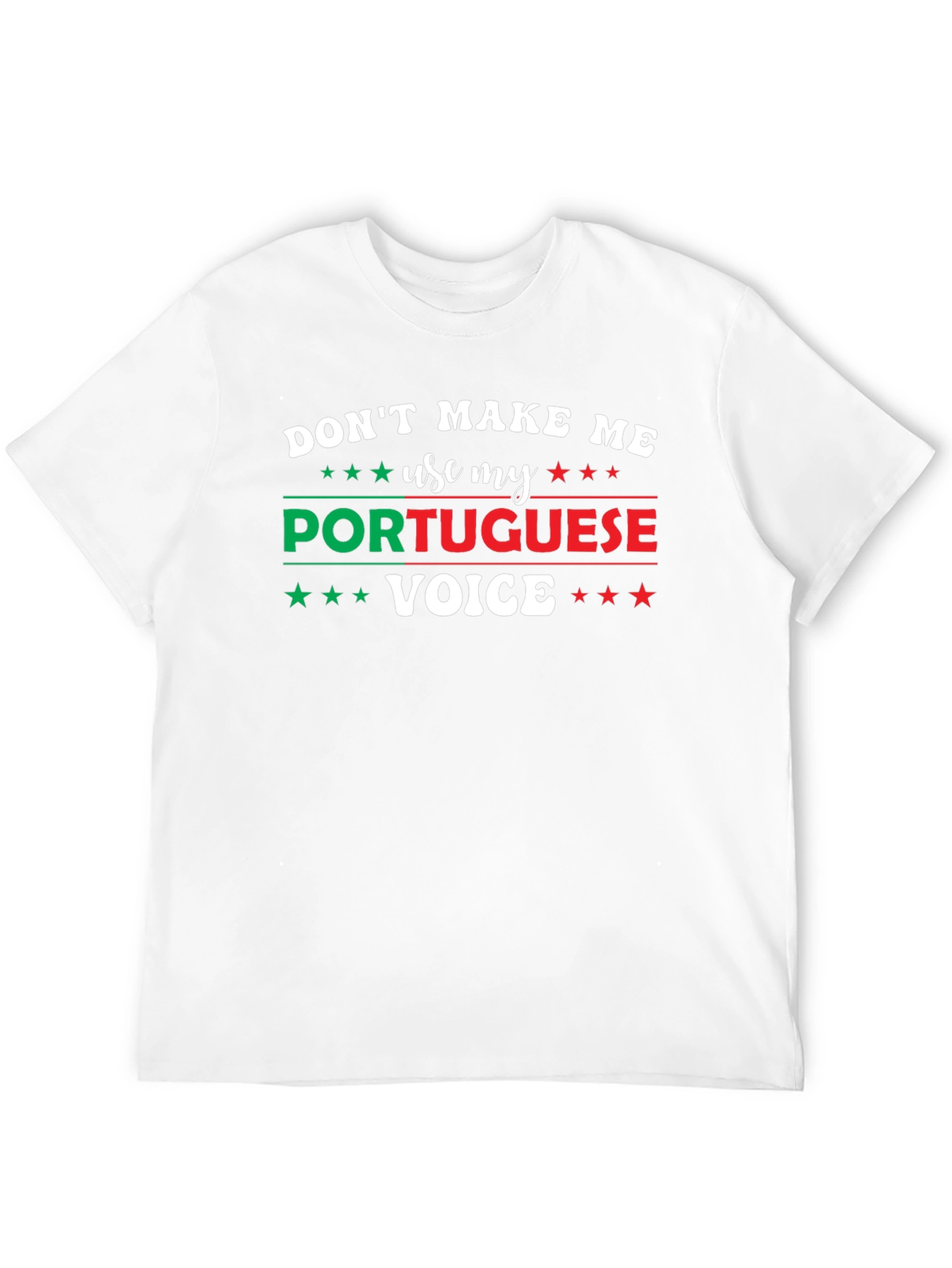 Portuguese Voice T-Shirt - Portugal Pride Tee