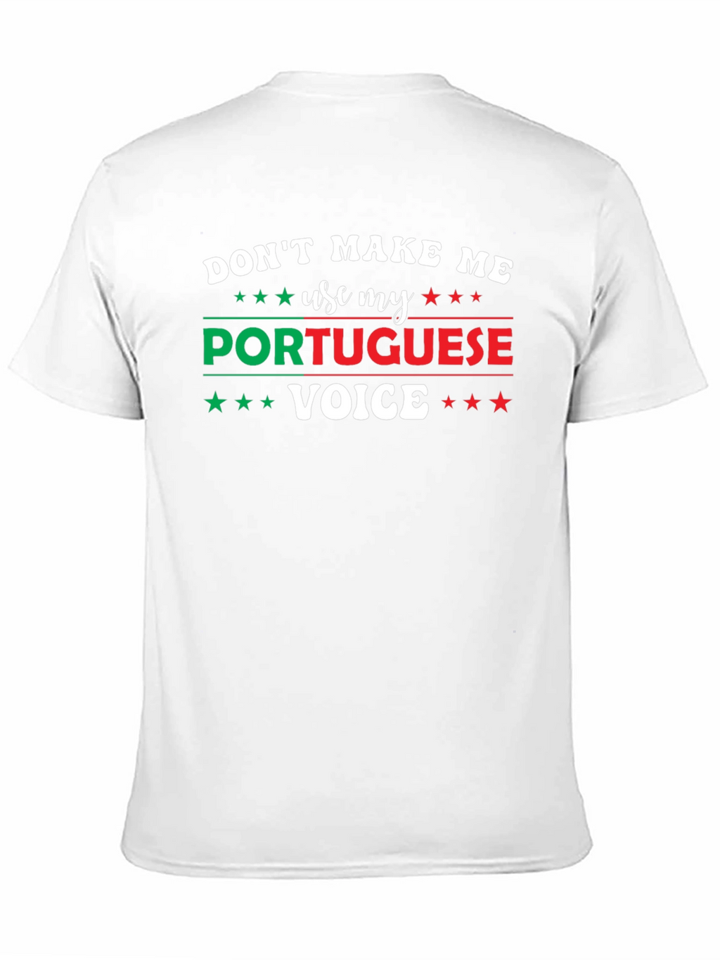 Portuguese Voice T-Shirt - Portugal Pride Tee