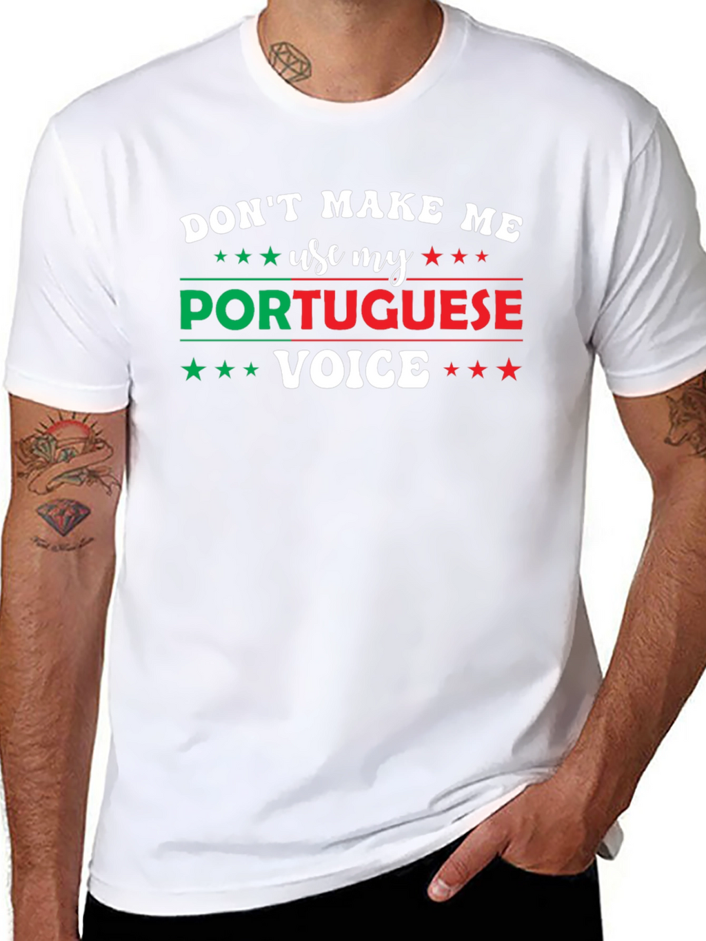 Portuguese Voice T-Shirt - Portugal Pride Tee