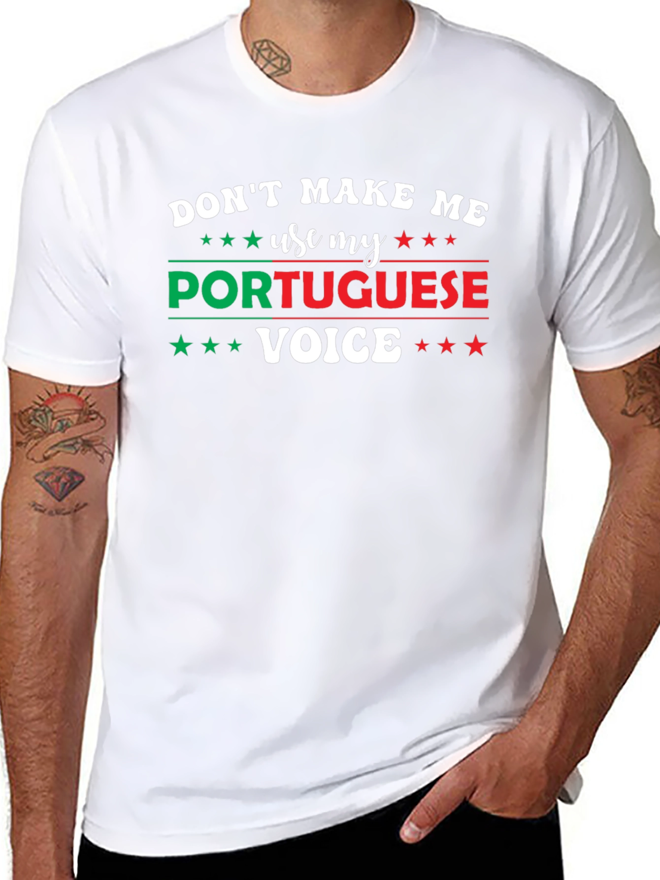 Portuguese Voice T-Shirt - Portugal Pride Tee