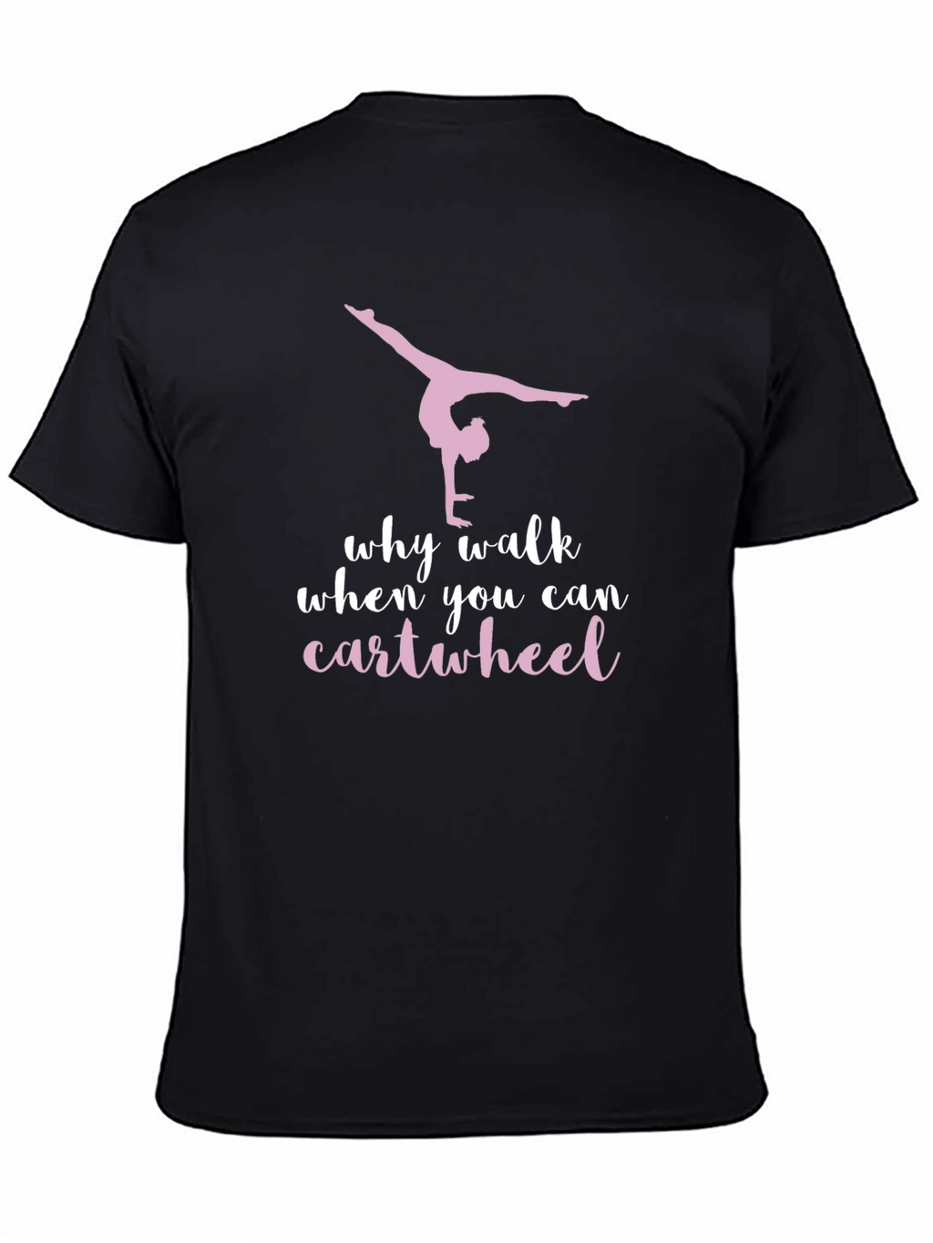 Gymnastics Cartwheel T-Shirt - Black