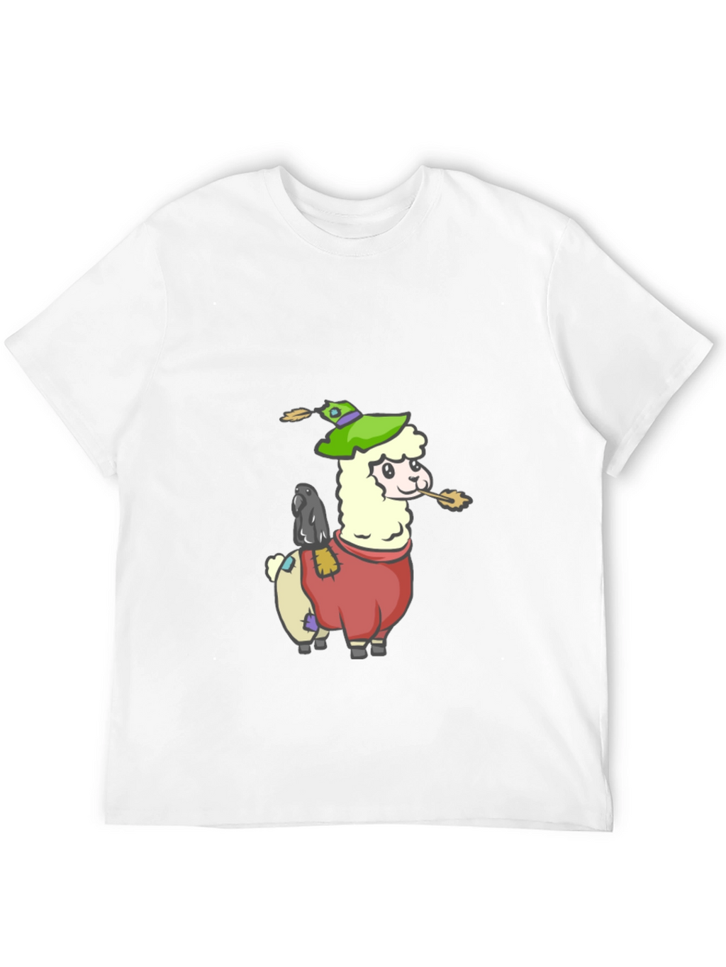 Llama Scarecrow Graphic Tee