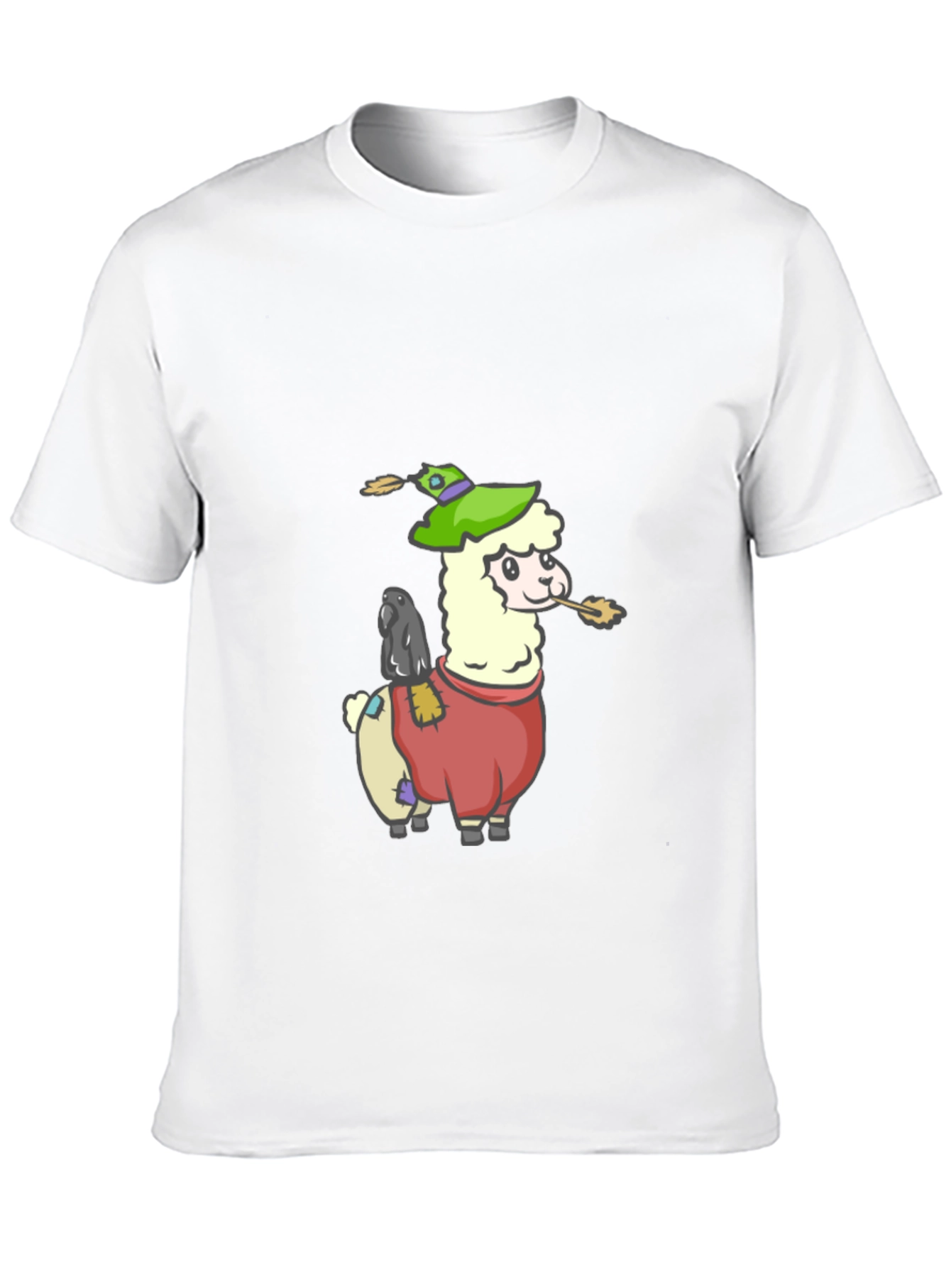 Llama Scarecrow Graphic Tee