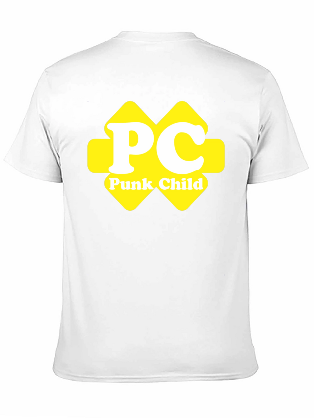 Punk Child Yellow Logo Black T-Shirt