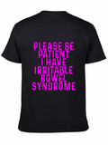 Irritable Bowel Syndrome Graphic Tee - Black
