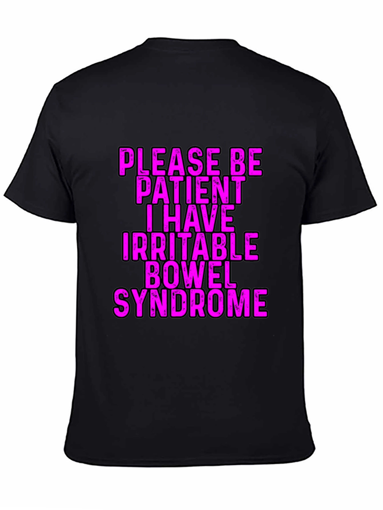 Irritable Bowel Syndrome Graphic Tee - Black