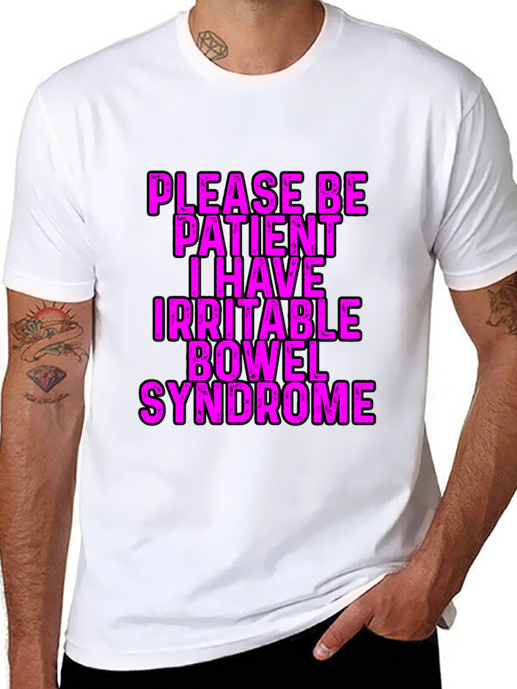 Irritable Bowel Syndrome Graphic Tee - Black