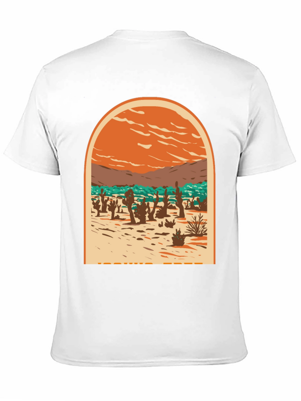 Desert Scene Graphic Tee - Black