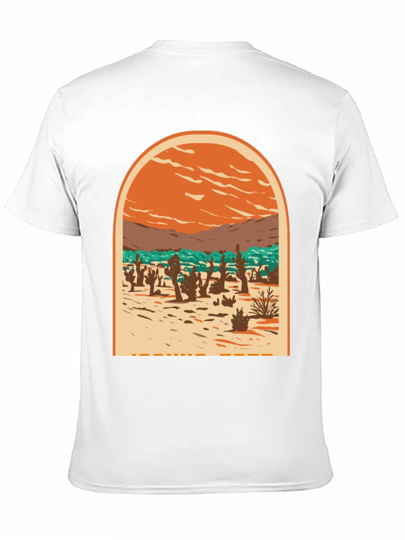 Desert Scene Graphic Tee - Black