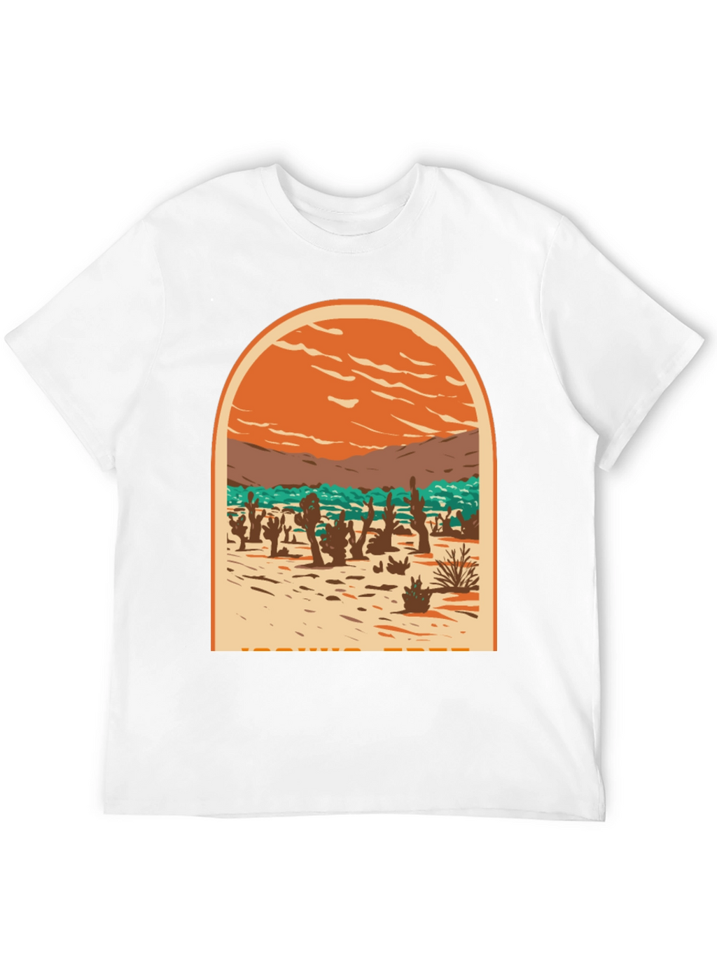 Desert Scene Graphic Tee - Black