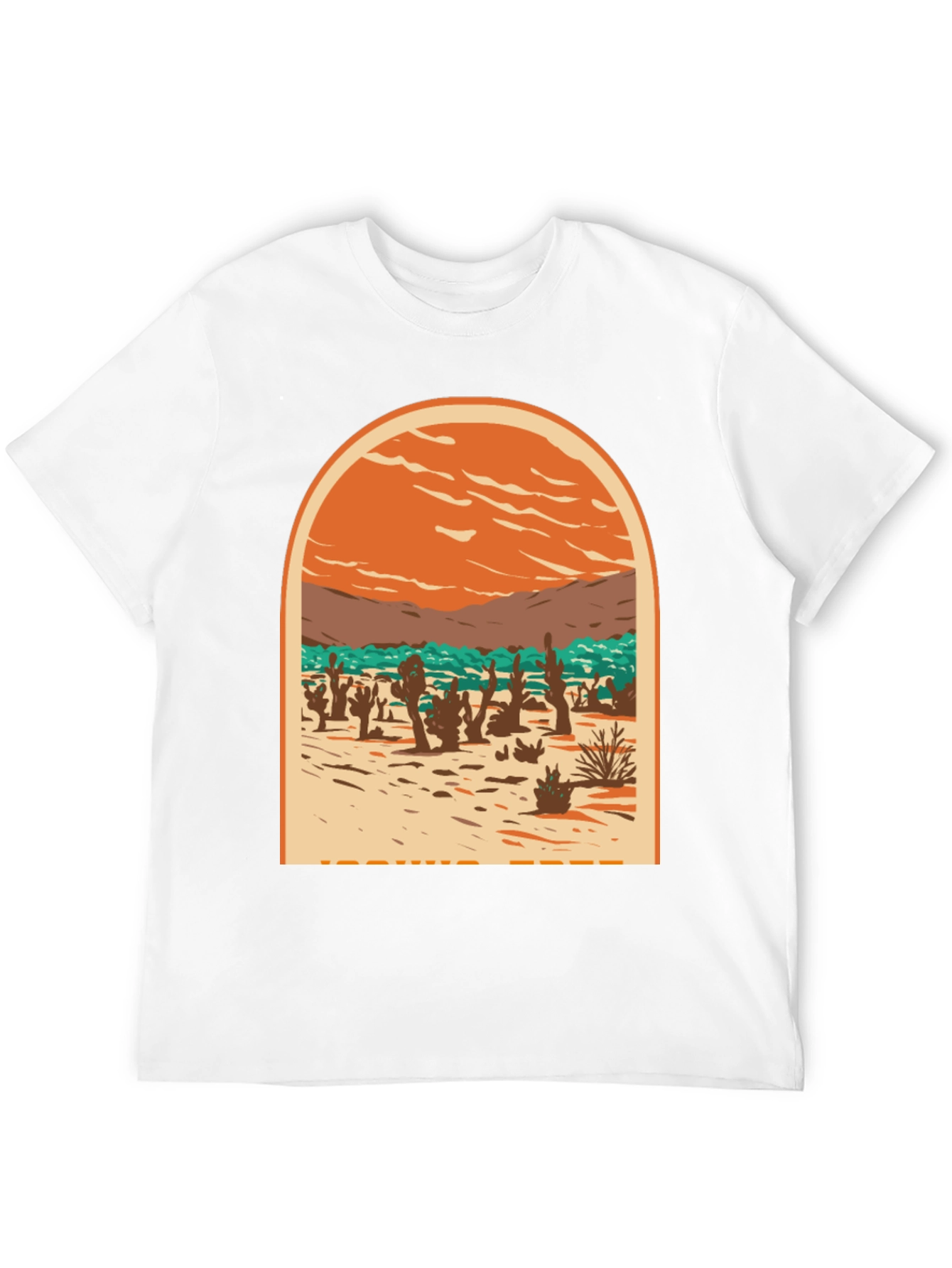 Desert Scene Graphic Tee - Black