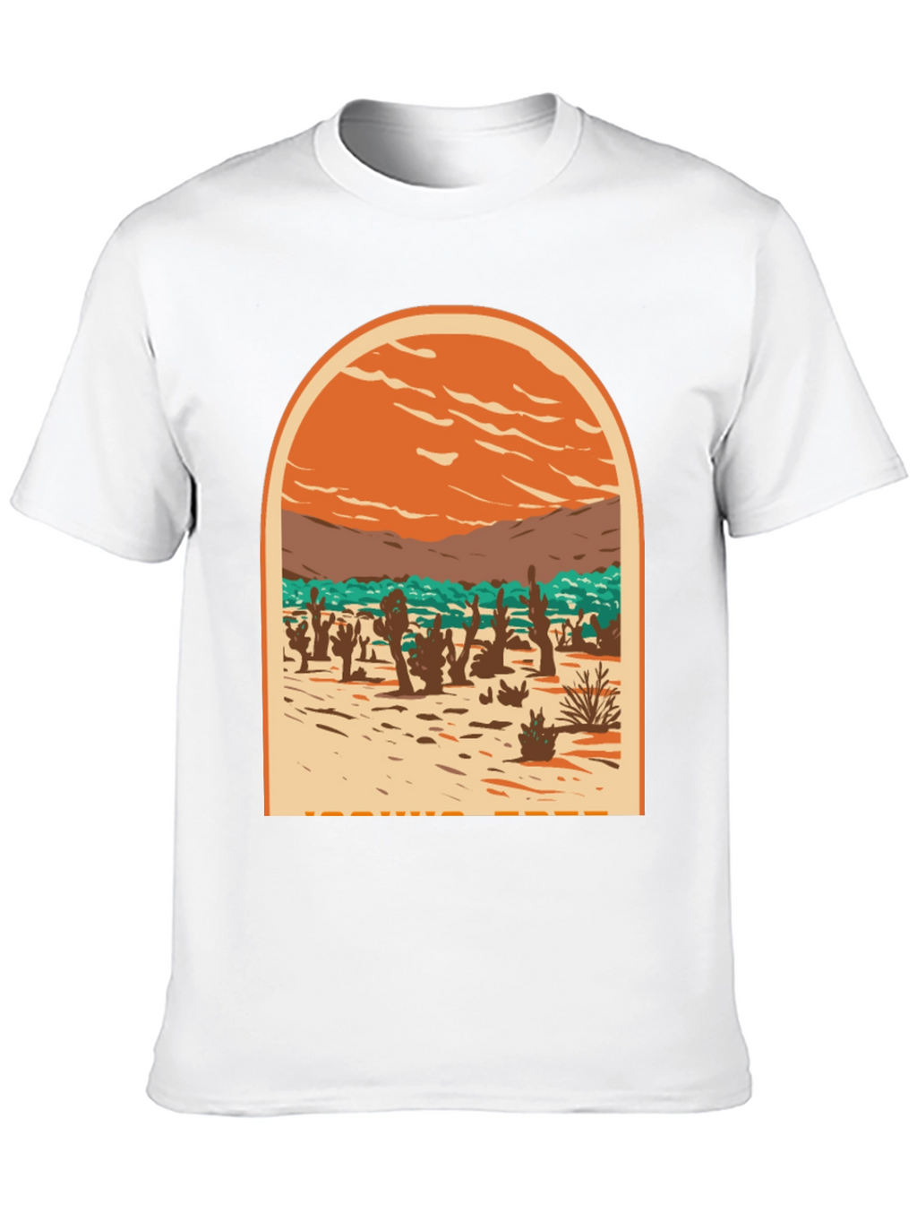 Desert Scene Graphic Tee - Black