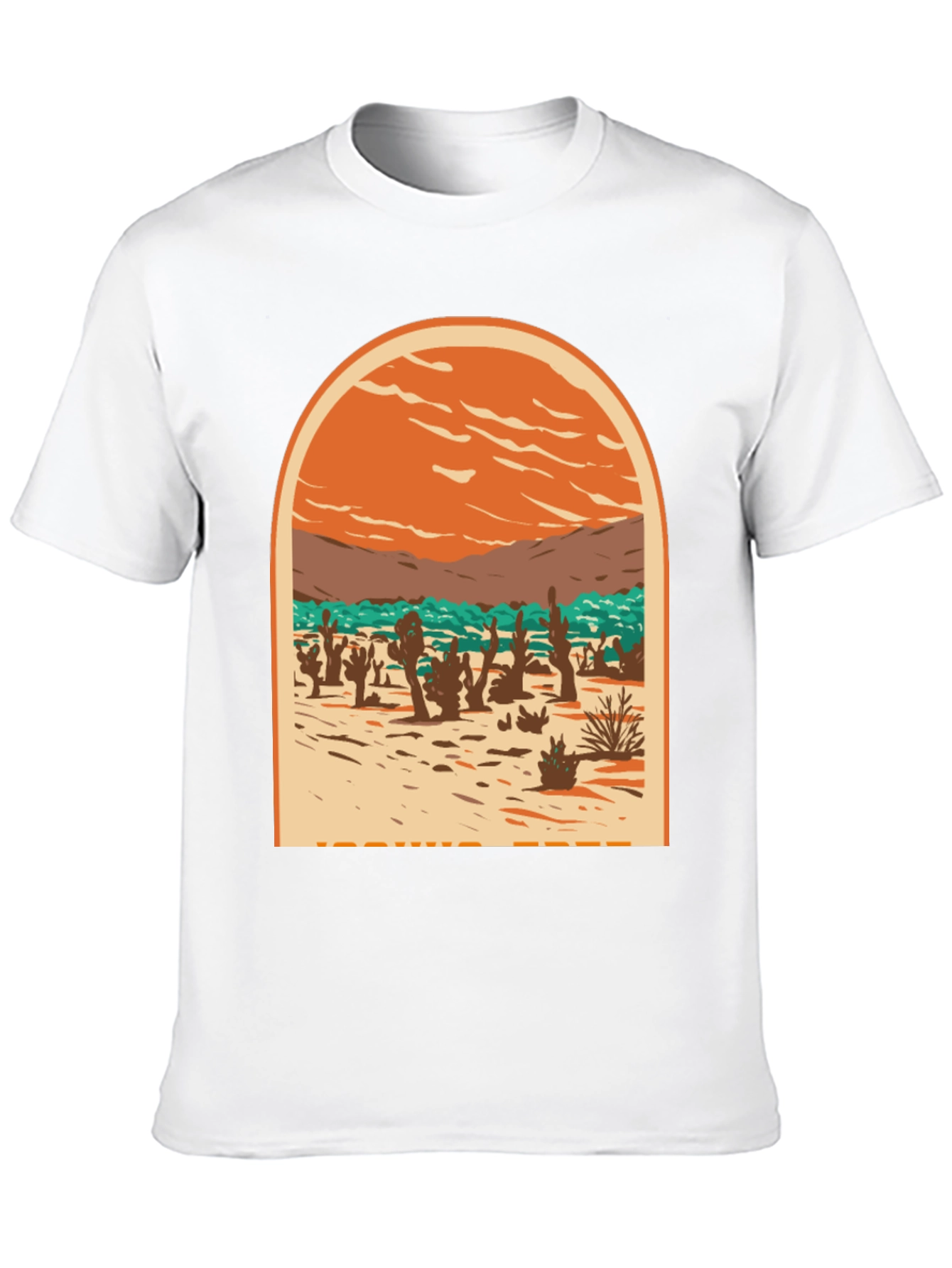 Desert Scene Graphic Tee - Black
