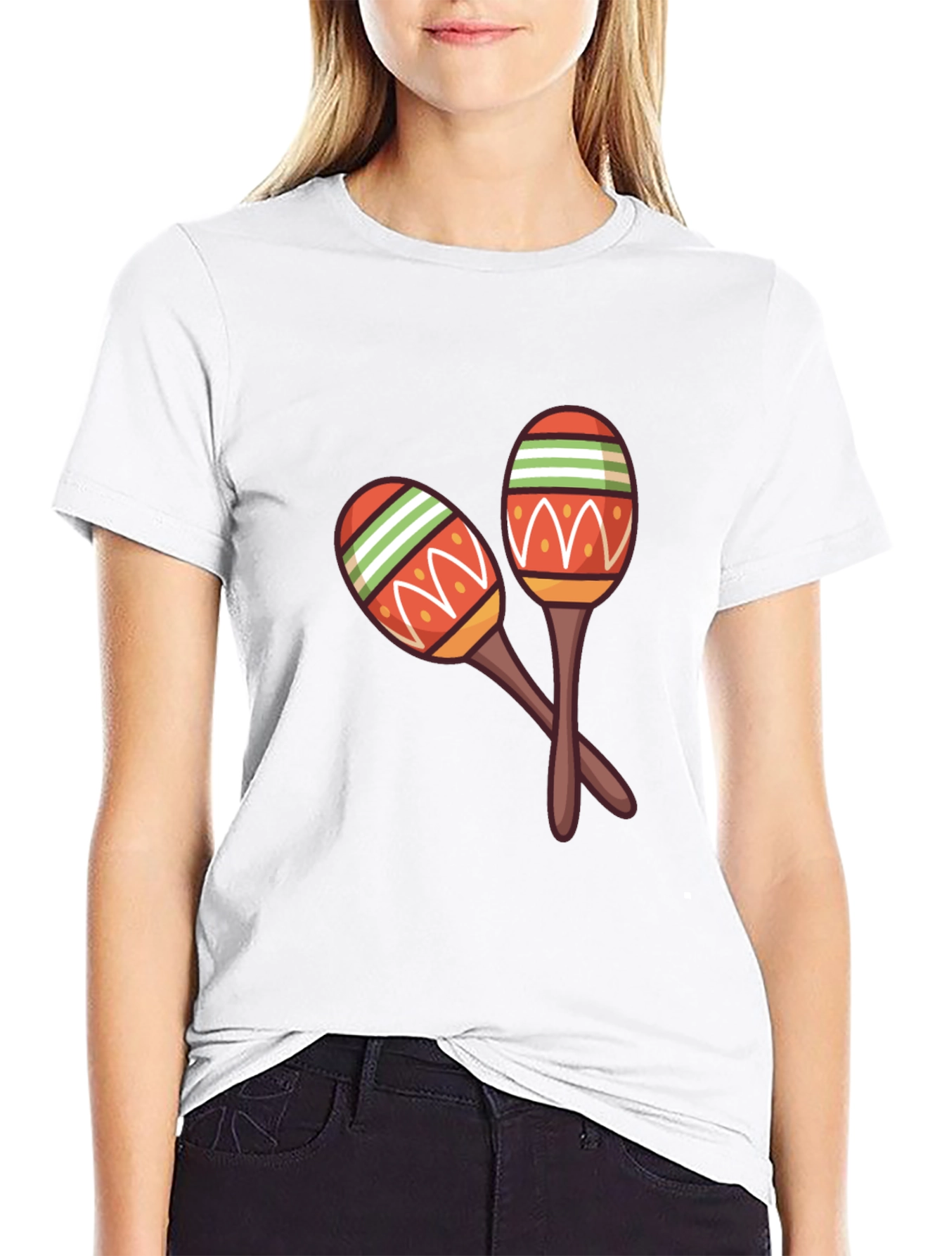 Maraca Graphic Tee - Black