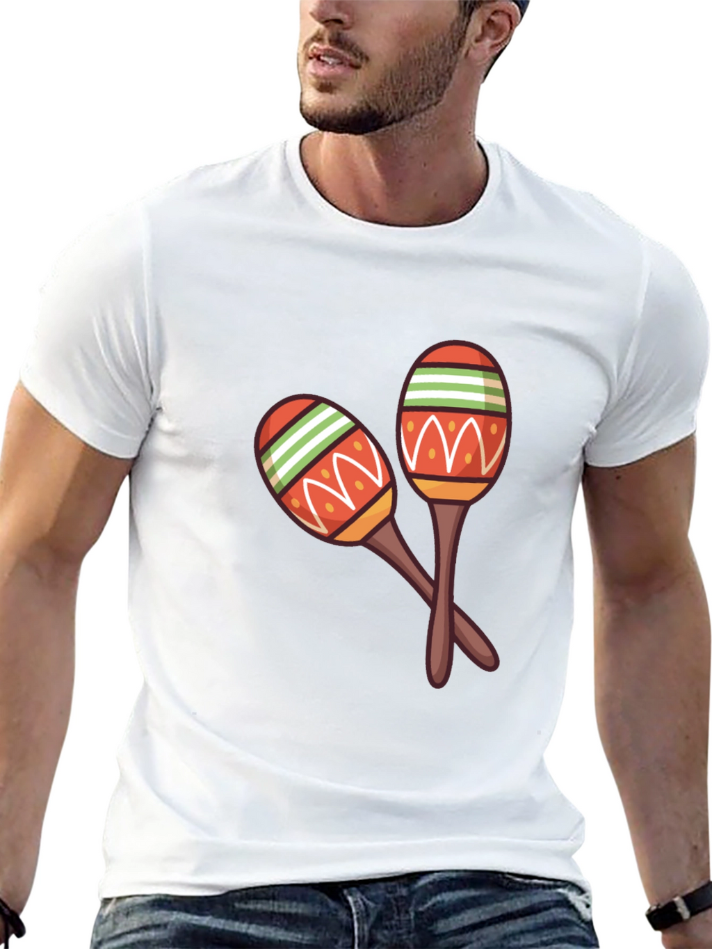 Maraca Graphic Tee - Black