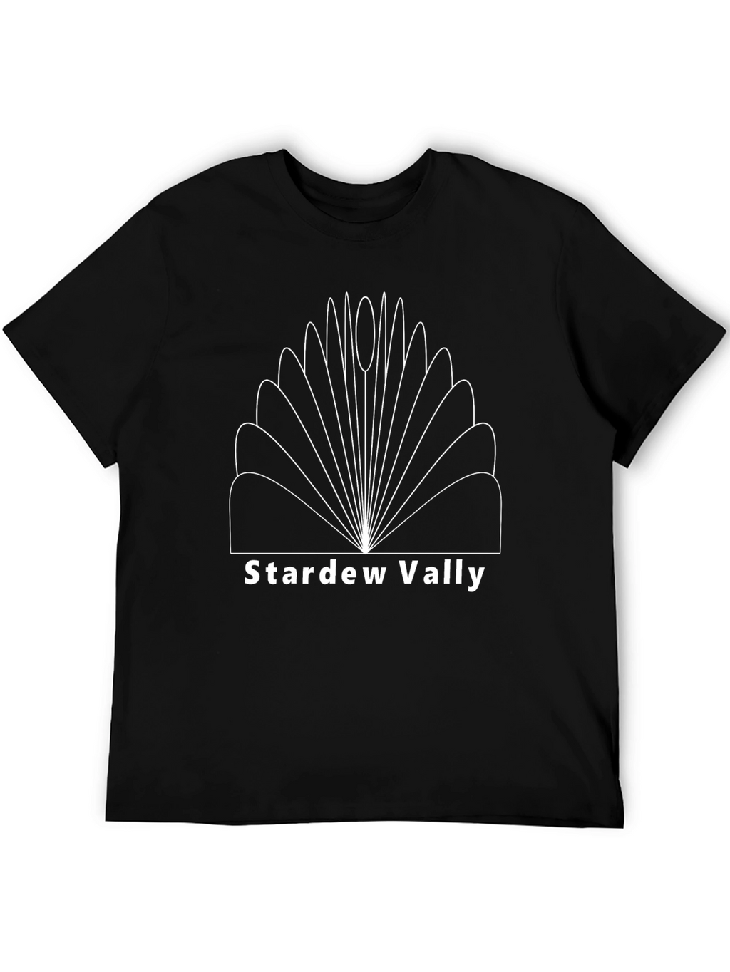 Stardew Valley Fan Tee - Classic Black Cotton Blend