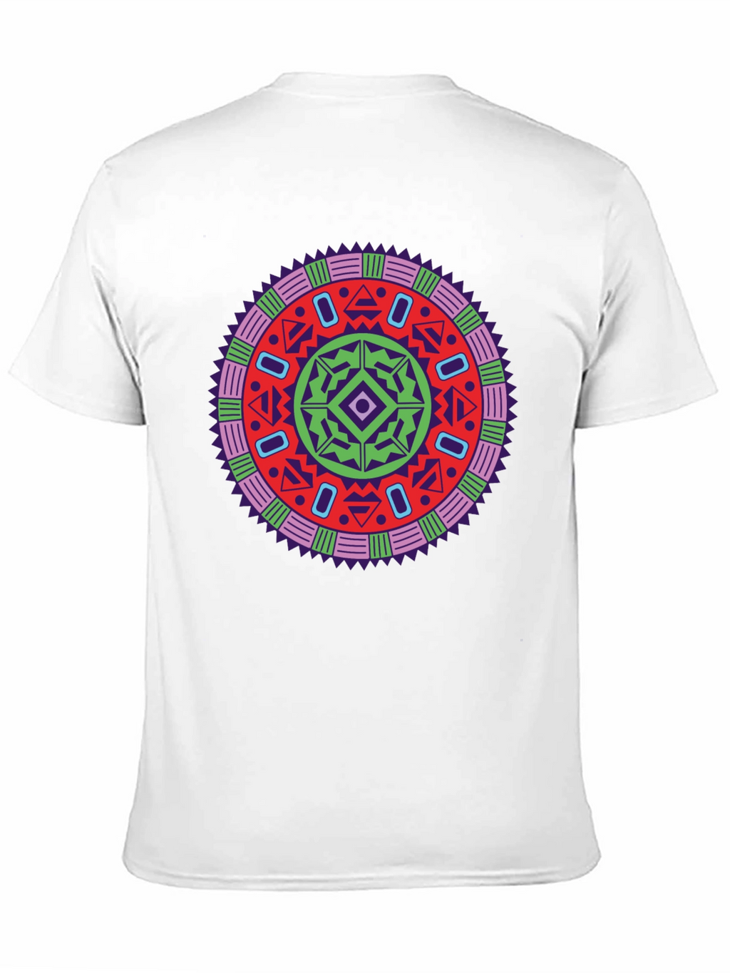 Vibrant Mandala Graphic Tee - Stylish Unisex Design