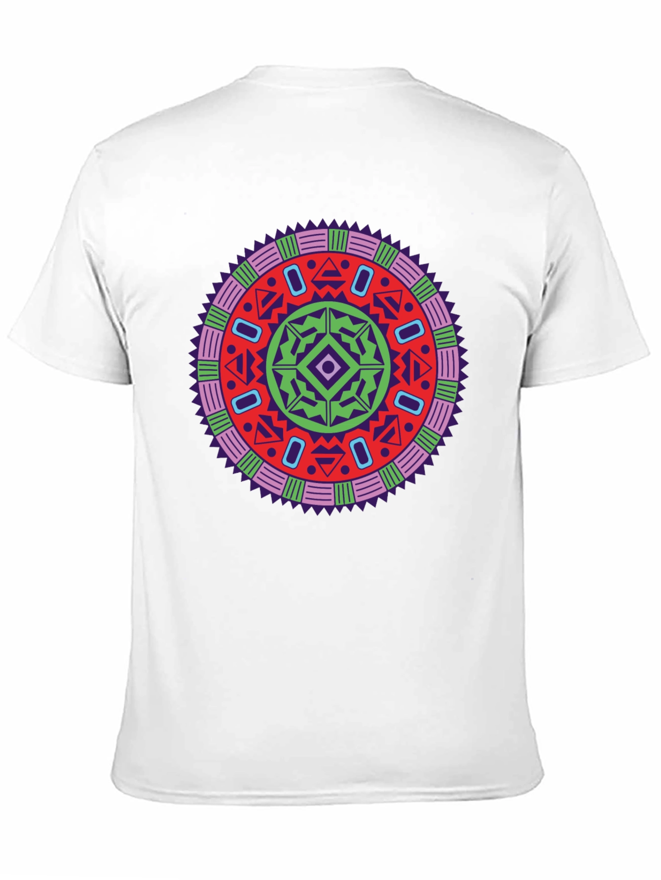 Vibrant Mandala Graphic Tee - Stylish Unisex Design