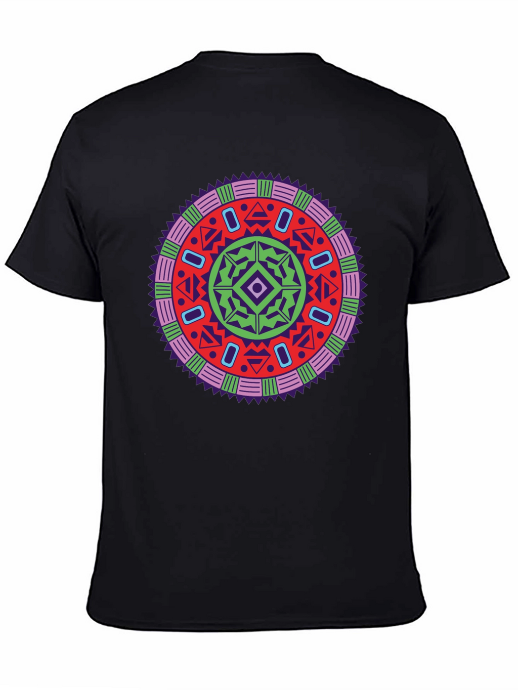 Vibrant Mandala Graphic Tee - Stylish Unisex Design