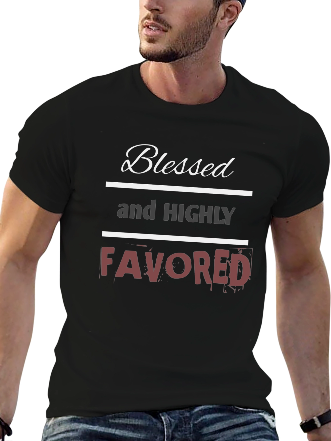 Blessed and Highly Favored Graphic T-Shirt