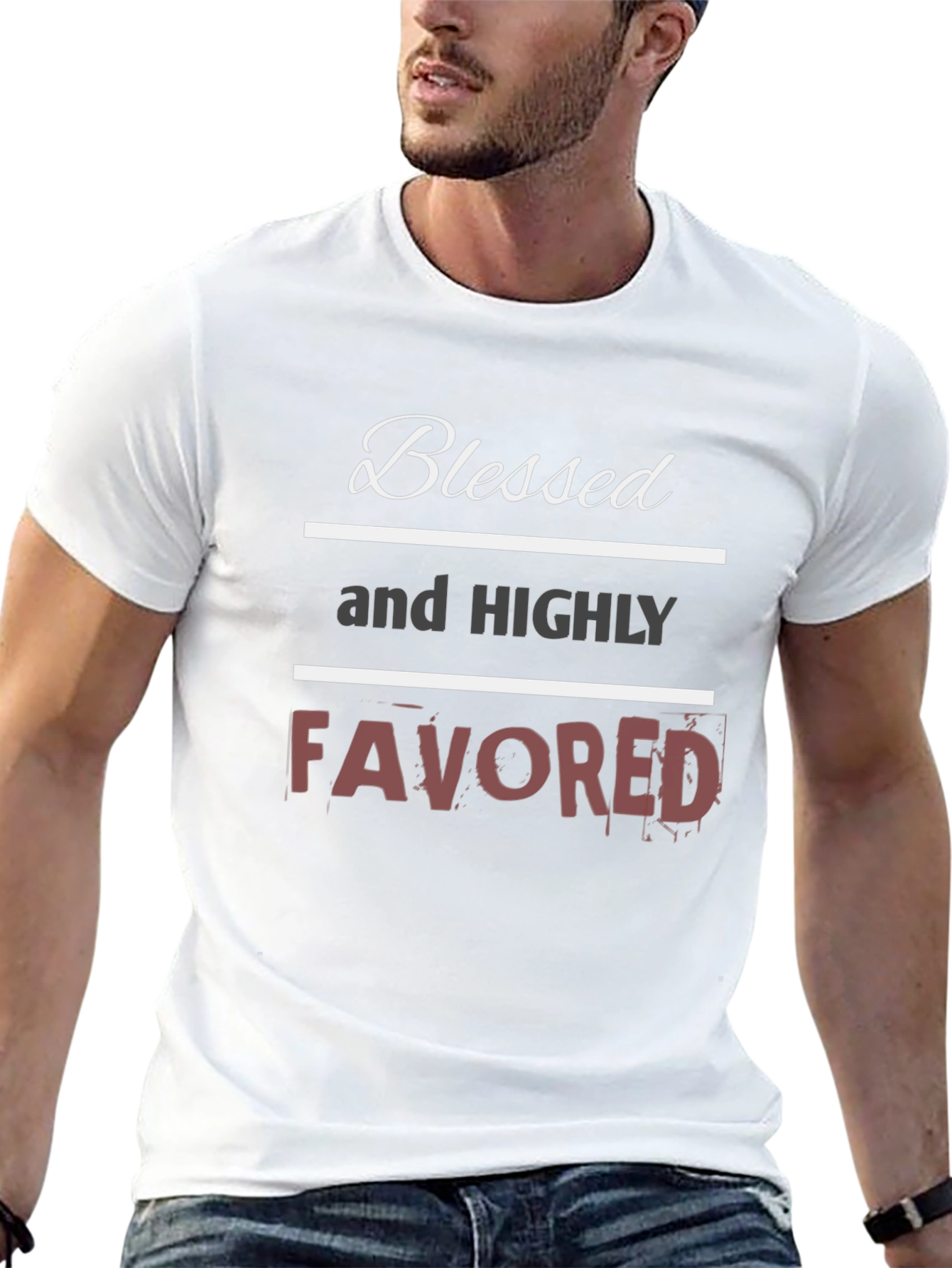Blessed and Highly Favored Graphic T-Shirt