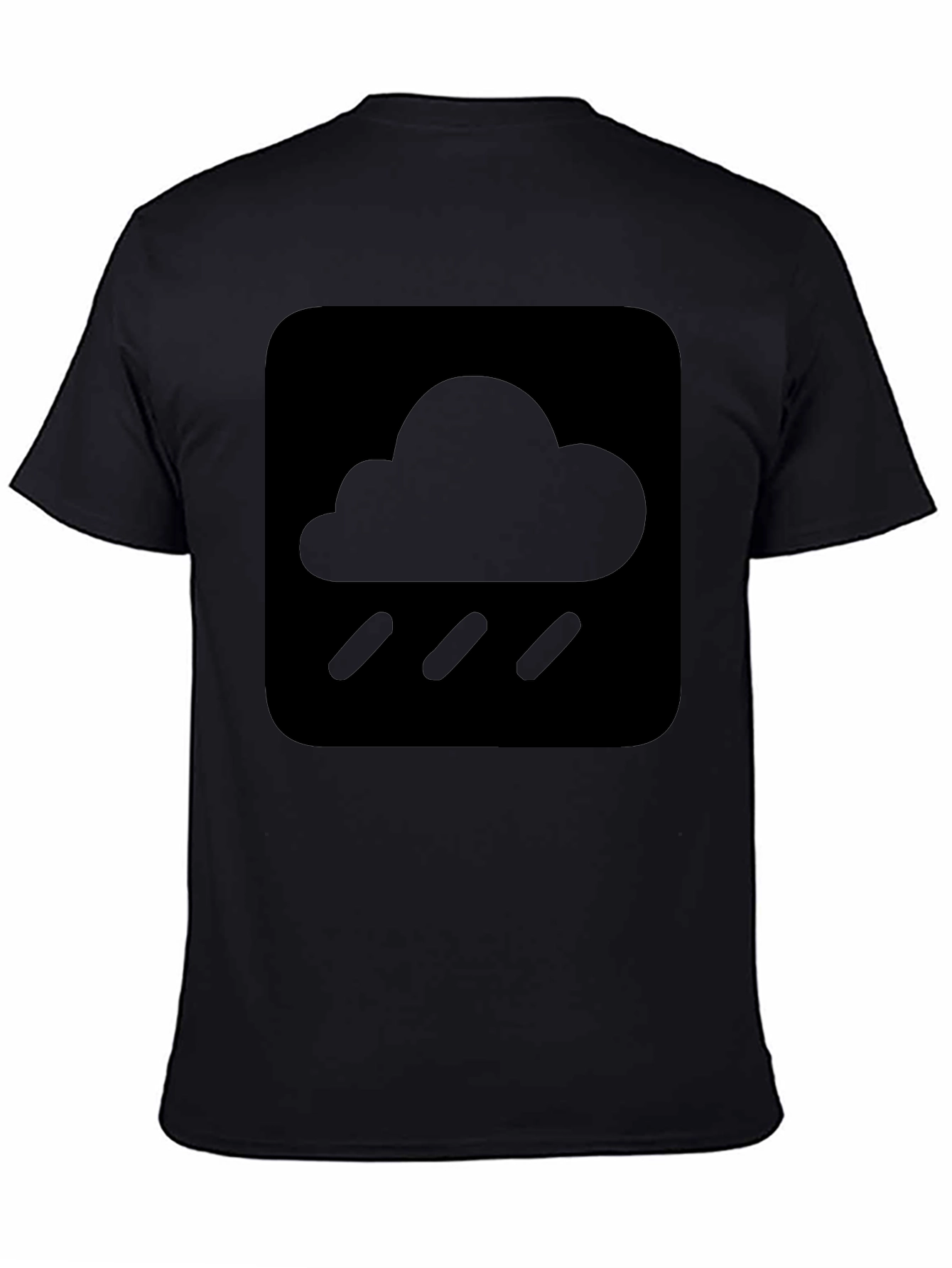 Rainy Day Cloud Graphic T-Shirt - Soft Cotton Tee