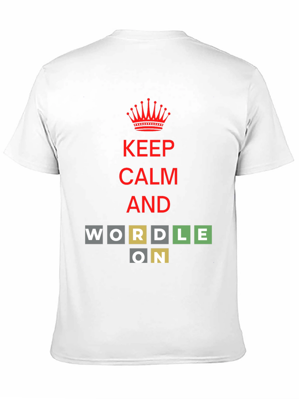 Keep Calm and Wordle On T-Shirt