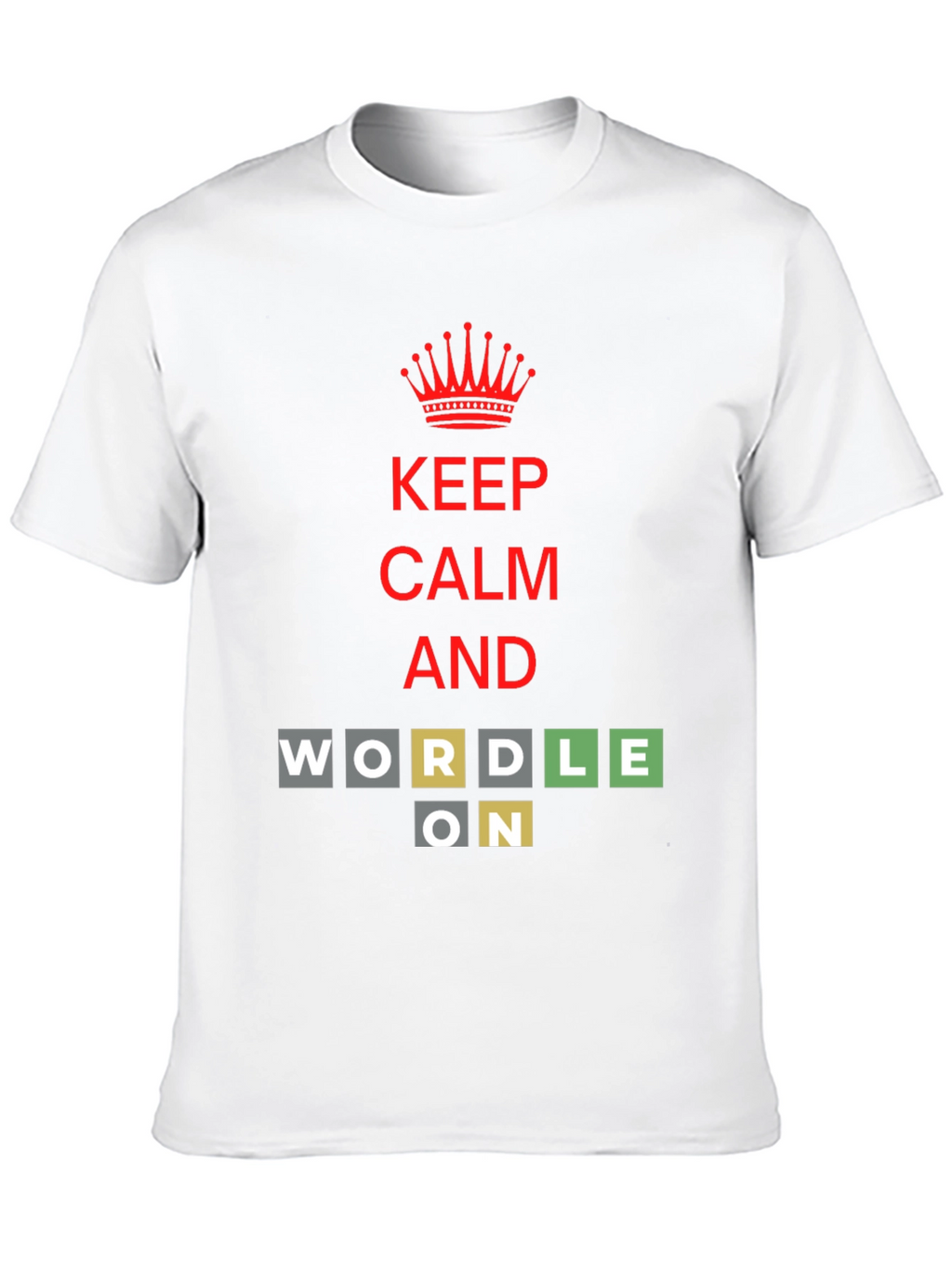 Keep Calm and Wordle On T-Shirt