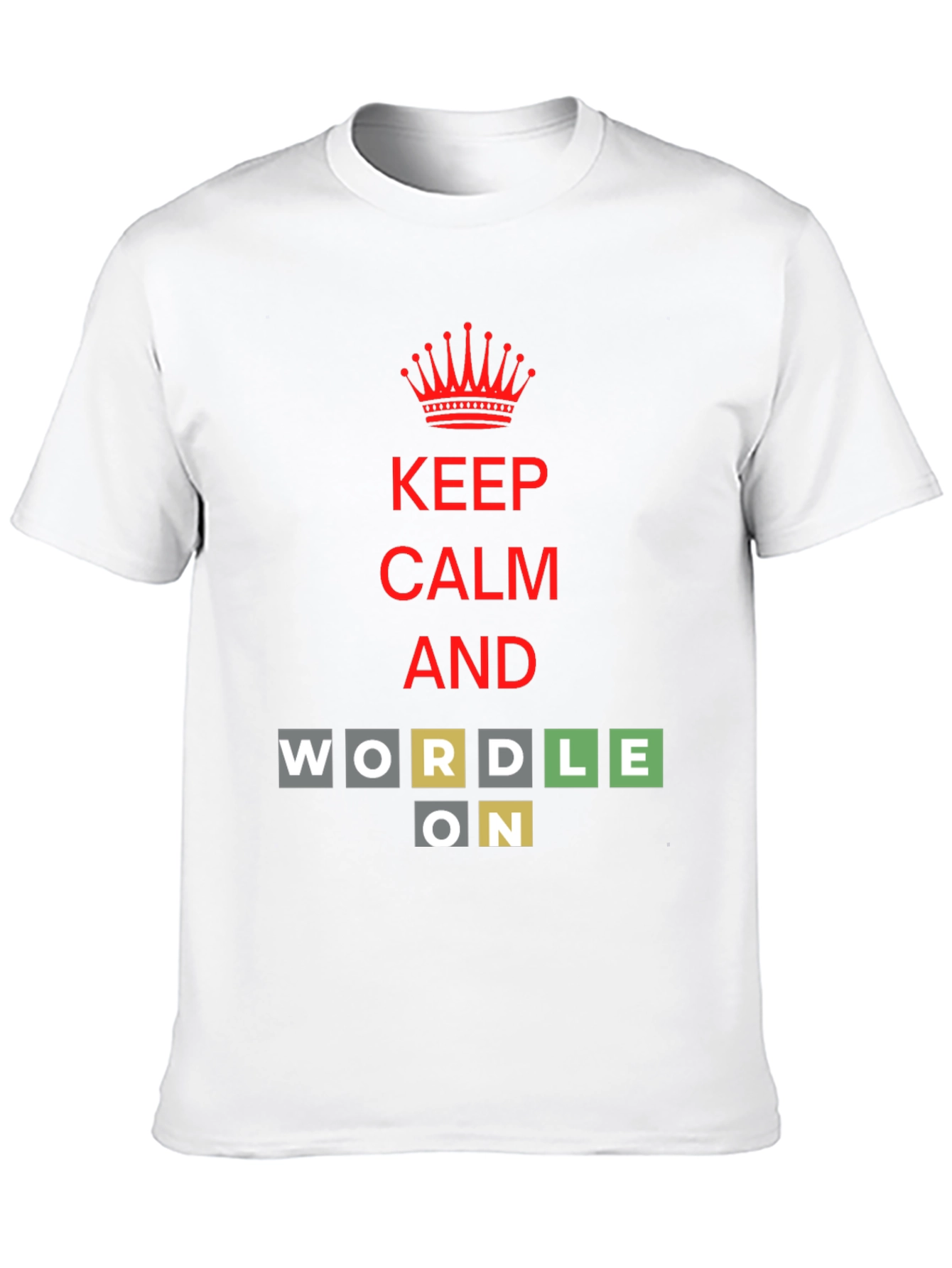 Keep Calm and Wordle On T-Shirt