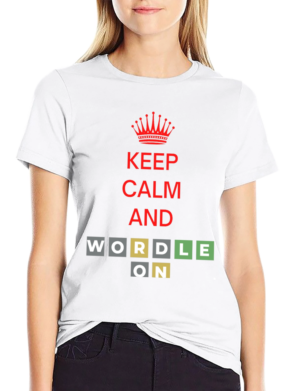 Keep Calm and Wordle On T-Shirt