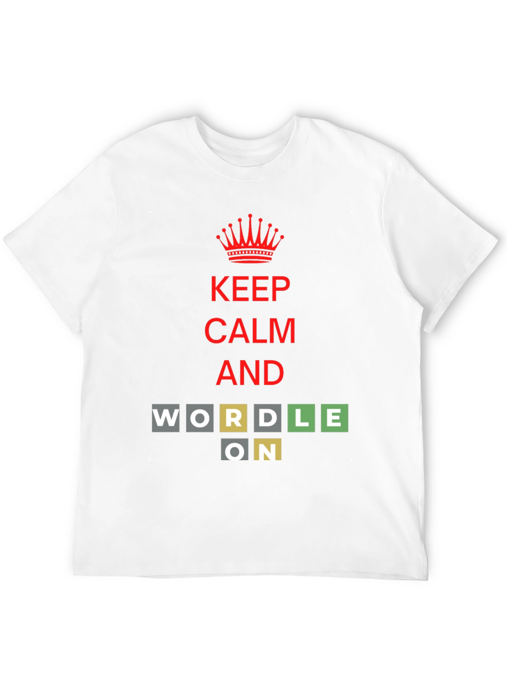 Keep Calm and Wordle On T-Shirt