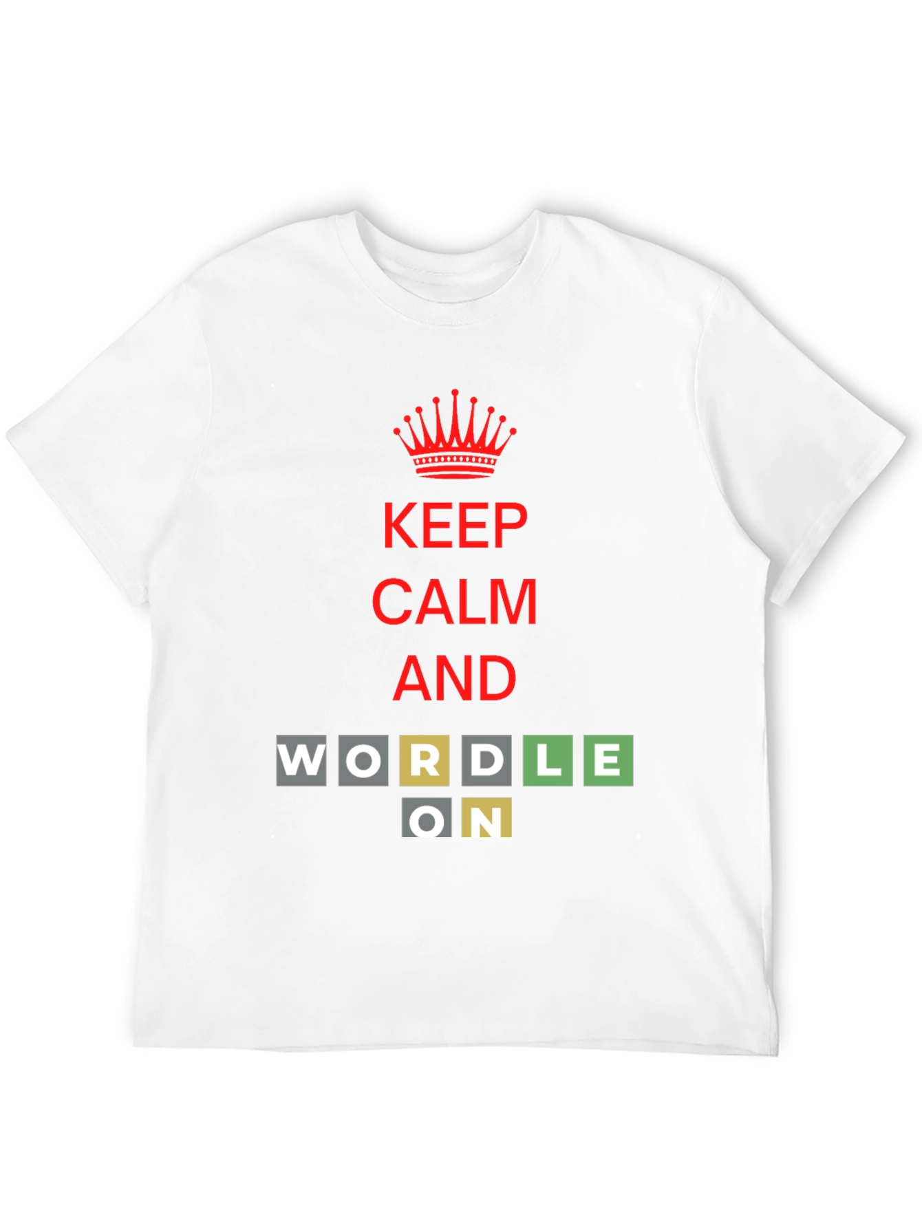 Keep Calm and Wordle On T-Shirt