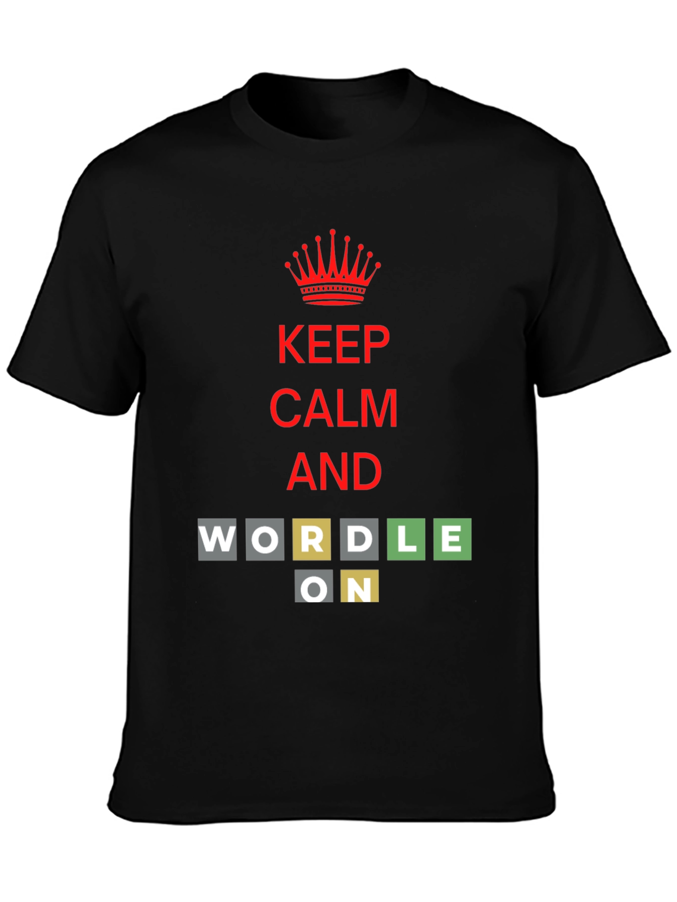 Keep Calm and Wordle On T-Shirt