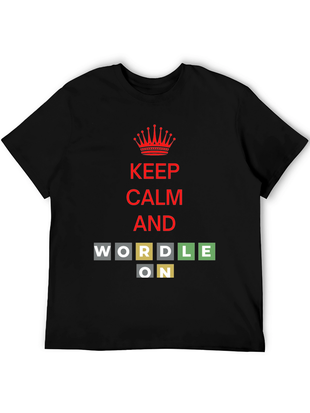 Keep Calm and Wordle On T-Shirt