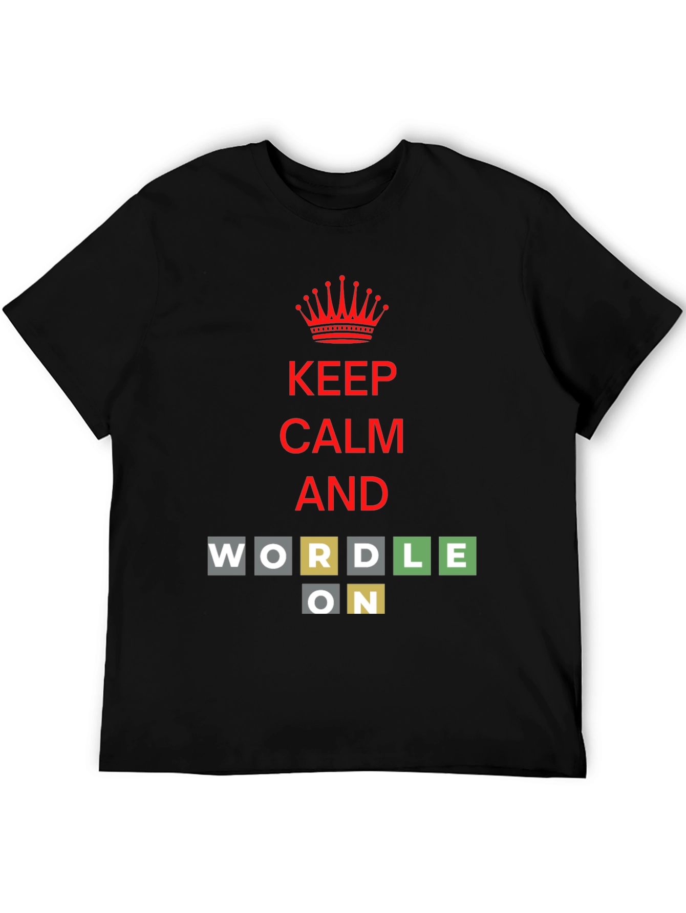 Keep Calm and Wordle On T-Shirt