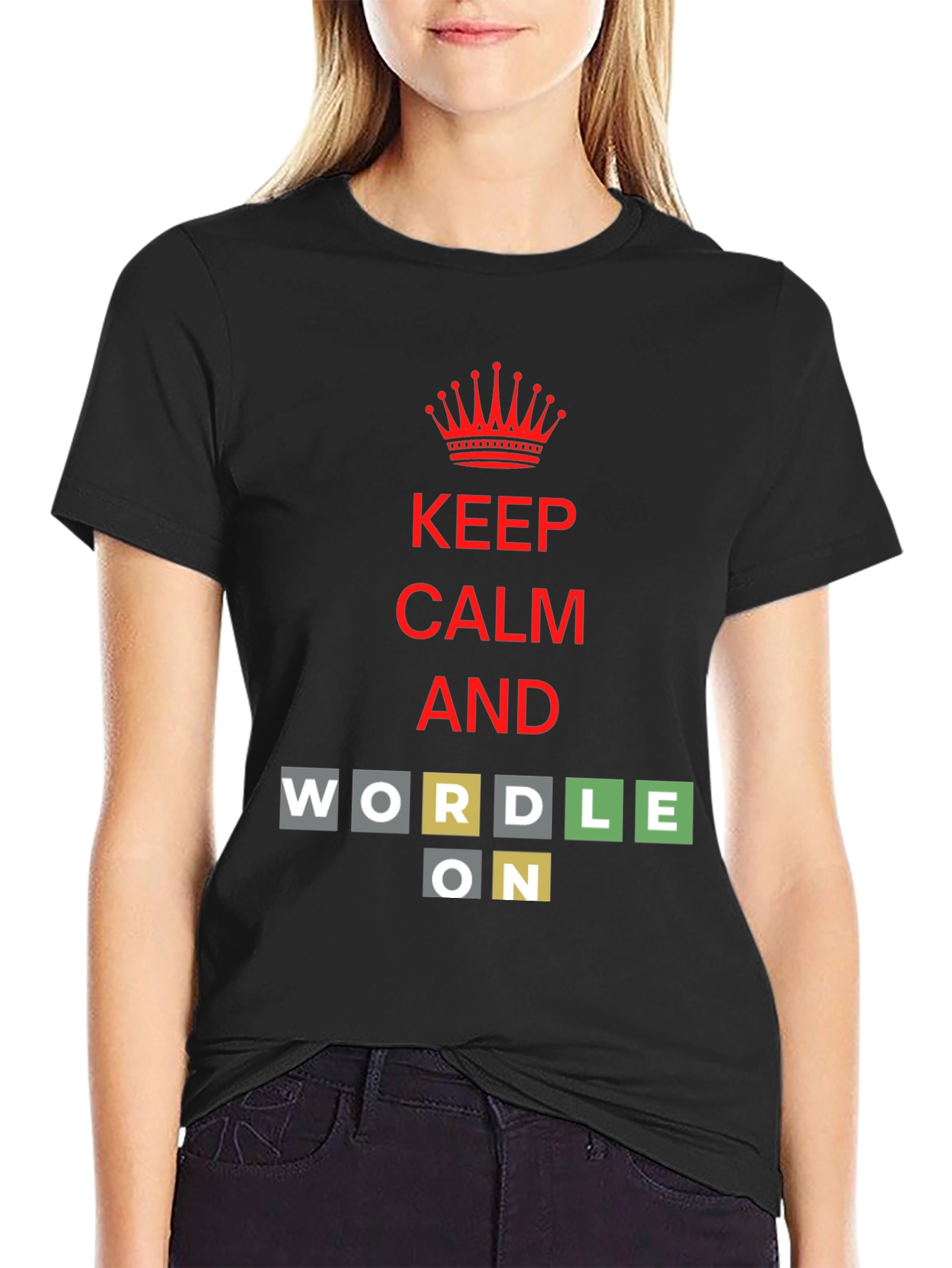 Keep Calm and Wordle On T-Shirt