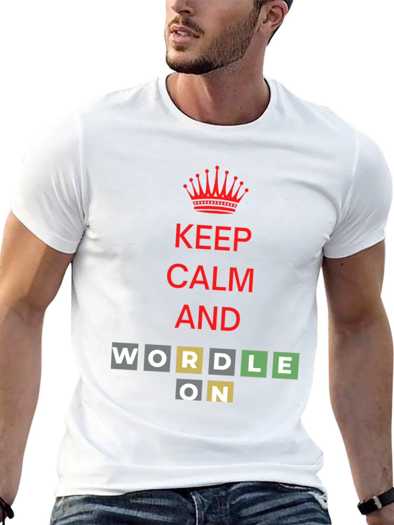 Keep Calm and Wordle On T-Shirt